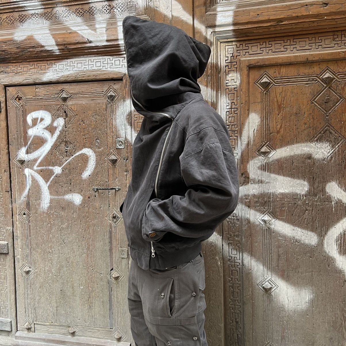 Vivienne Westwood Vivienne Westwood Asymmetrical Giant Hooded Jacket Size US L / EU 52-54 / 3 - 2 Thumbnail