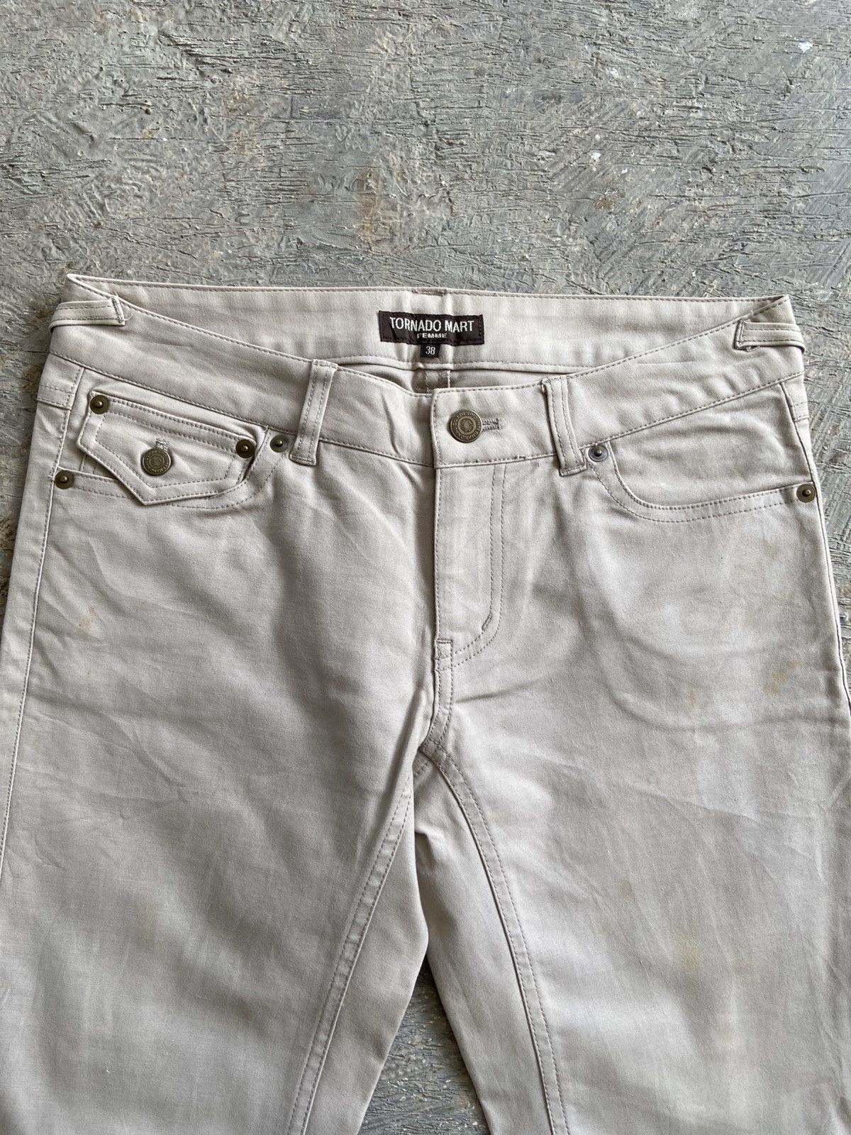 Tornado Mart 2000s Tornado Mart Femme - Flared Pants Size 30" / US 8 / IT 44 - 3 Thumbnail