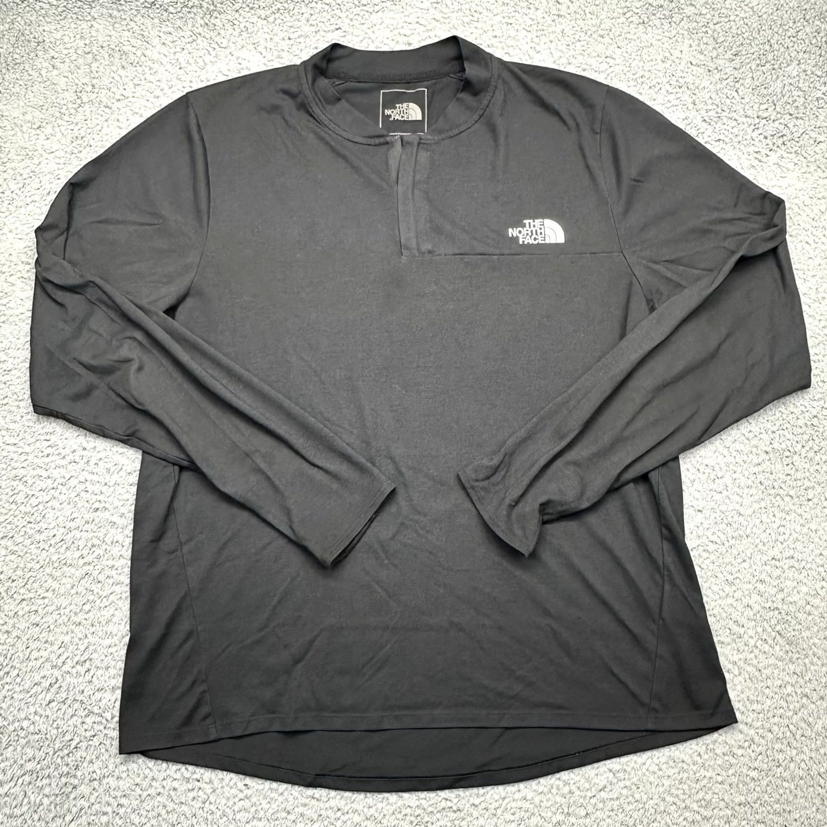 The North Face The North Face NF0A4QOS Mens Large Black Active Trail Henley L/S Shirt 721207 Size US L / EU 52-54 / 3 - 6 Thumbnail