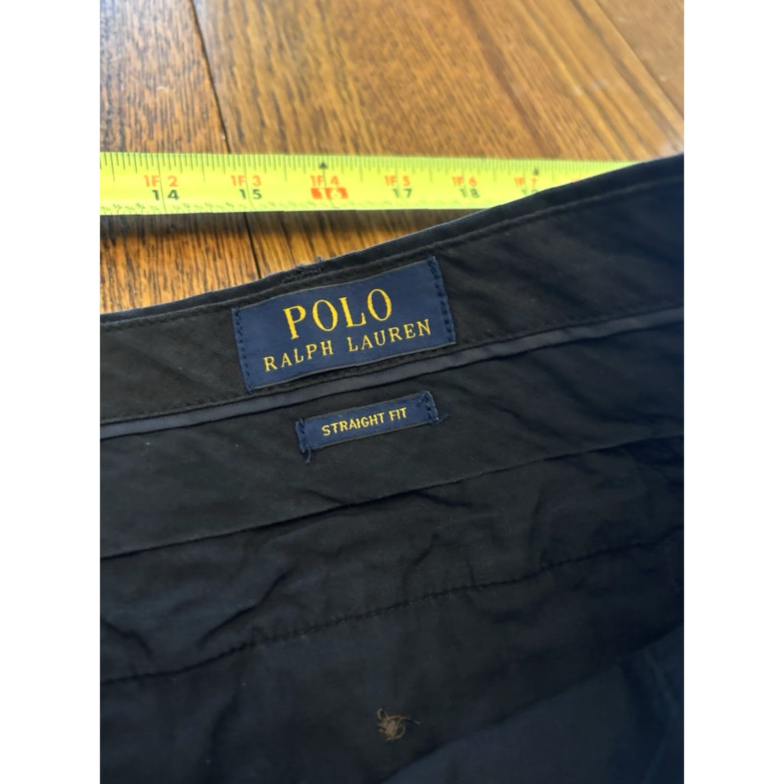 Polo Ralph Lauren VINTAGE Polo Ralph Lauren Shorts Mens 40 Black Chino Cotton USA Hiking K4 Shorts Mens Black Chino Cotton USA Hiking K4 Size US L / EU 52-54 / 3 - 4 Thumbnail