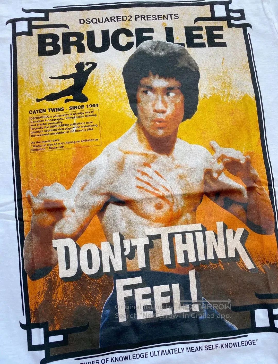 Dsquared2 DSQUARED2 Bruce Lee T-Shirt Spring/Summer 2020. Size US M / EU 48-50 / 2 - 3 Thumbnail