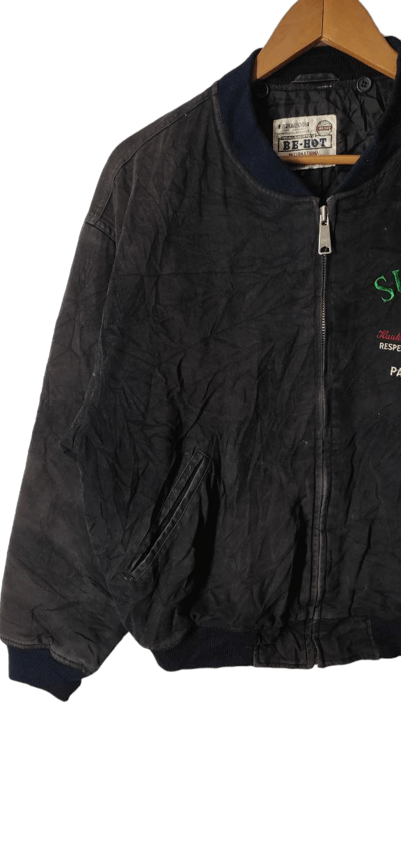 Vintage VINTAGE BE HOT SUPERBE BOMBER JACKET Size US L / EU 52-54 / 3 - 6 Thumbnail
