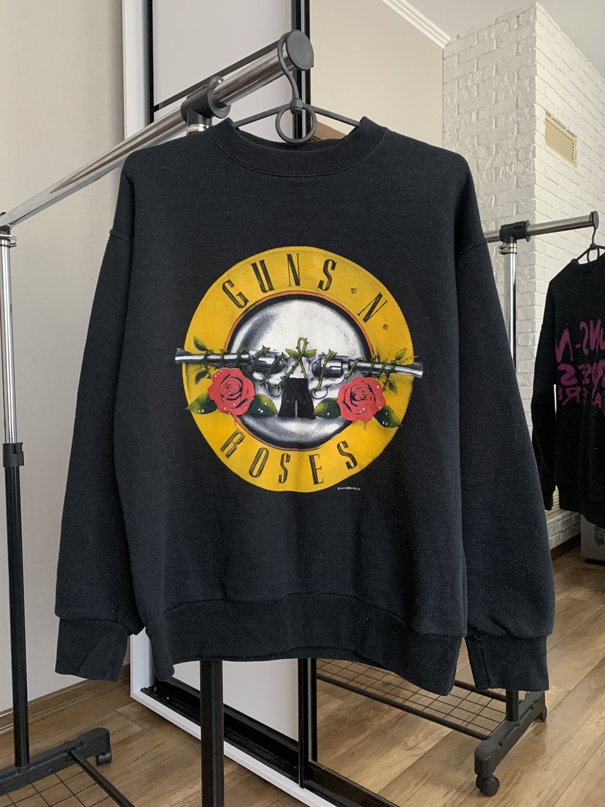 Vintage 1987 Guns N Roses Roses Was Here Sweatshirt Vintage Crewneck ...