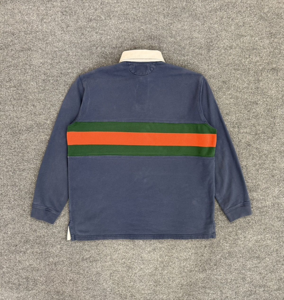 Polo Ralph Lauren Vintage Polo Ralph Lauren Slate Blue Rugby L Size US L / EU 52-54 / 3 - 7 Thumbnail