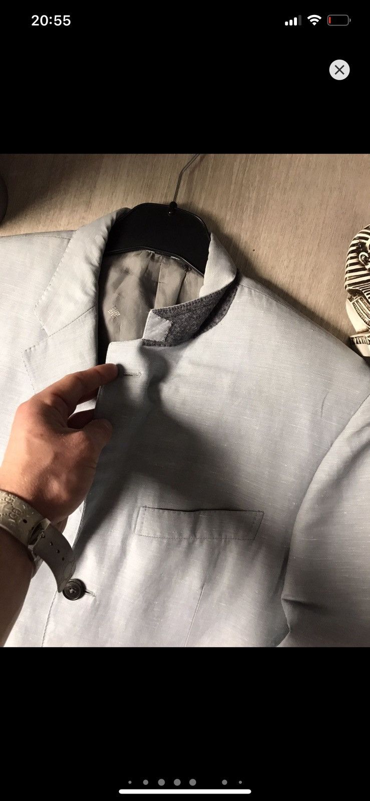 Givenchy Givenchy Gentleman Lana Lino luxury suit Size 50R - 8 Thumbnail