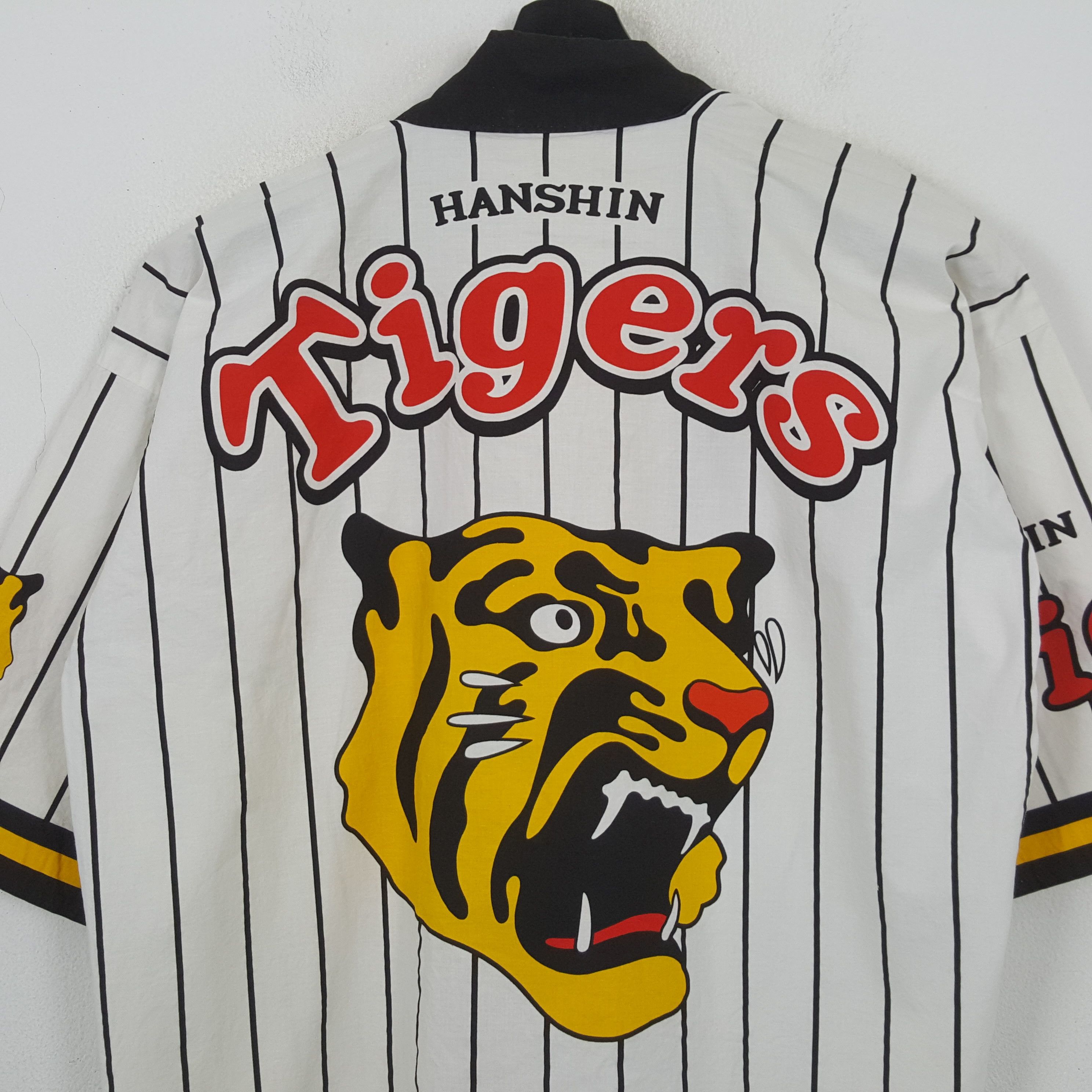 MLB Hanshin Tigers Japanese Baseball Team Kimono Jacket RR12 Size US L / EU 52-54 / 3 - 2 Thumbnail