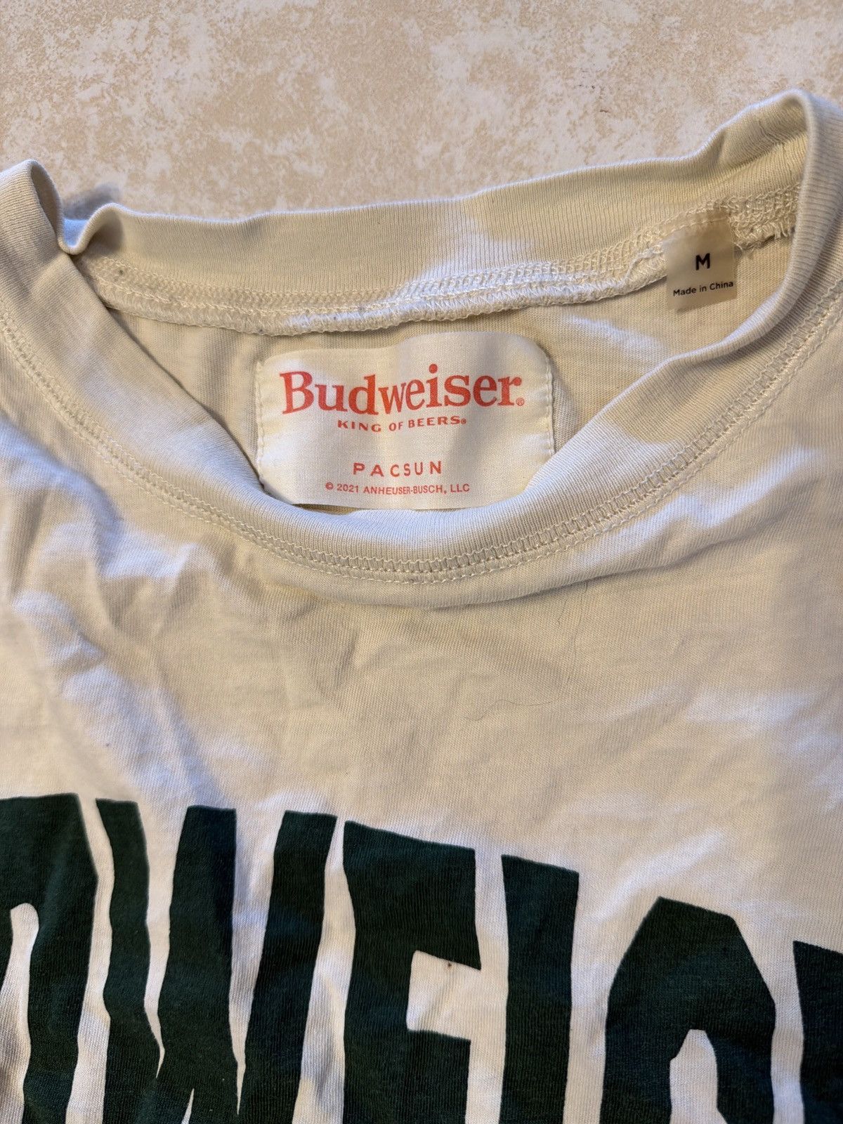 Budweiser Budweiser Vintage Tee Size US M / EU 48-50 / 2 - 3 Thumbnail