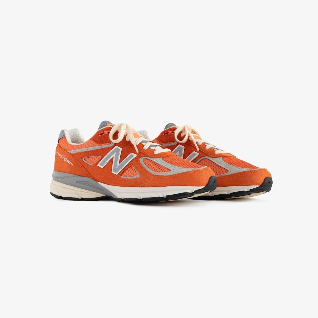 Aime Leon Dore × New Balance New Balance 990v4 x Aimé Leon Dore Orange - U990OG4 Size US 9.5 / EU 42-43 - 1 Thumbnail