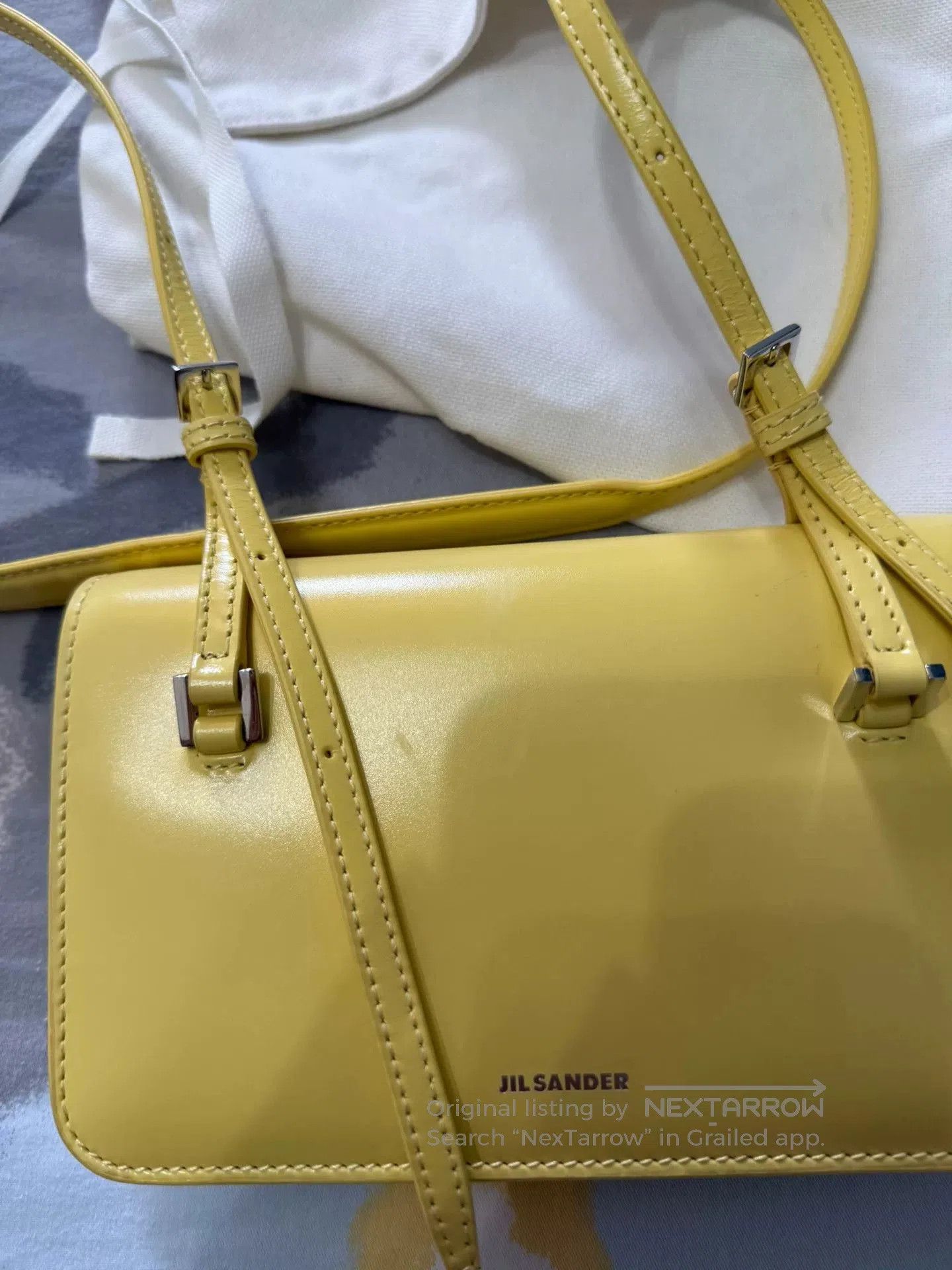 Jil Sander Jil Sander Lemon Yellow Crossbody Bag. Size ONE SIZE - 5 Thumbnail