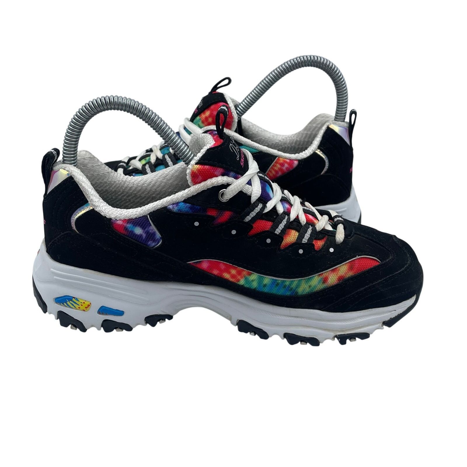 SKECHERS Skechers D’Lites Summer Fiesta Black Shoes Womens 7 Wide Size US 7 / IT 37 - 6 Thumbnail