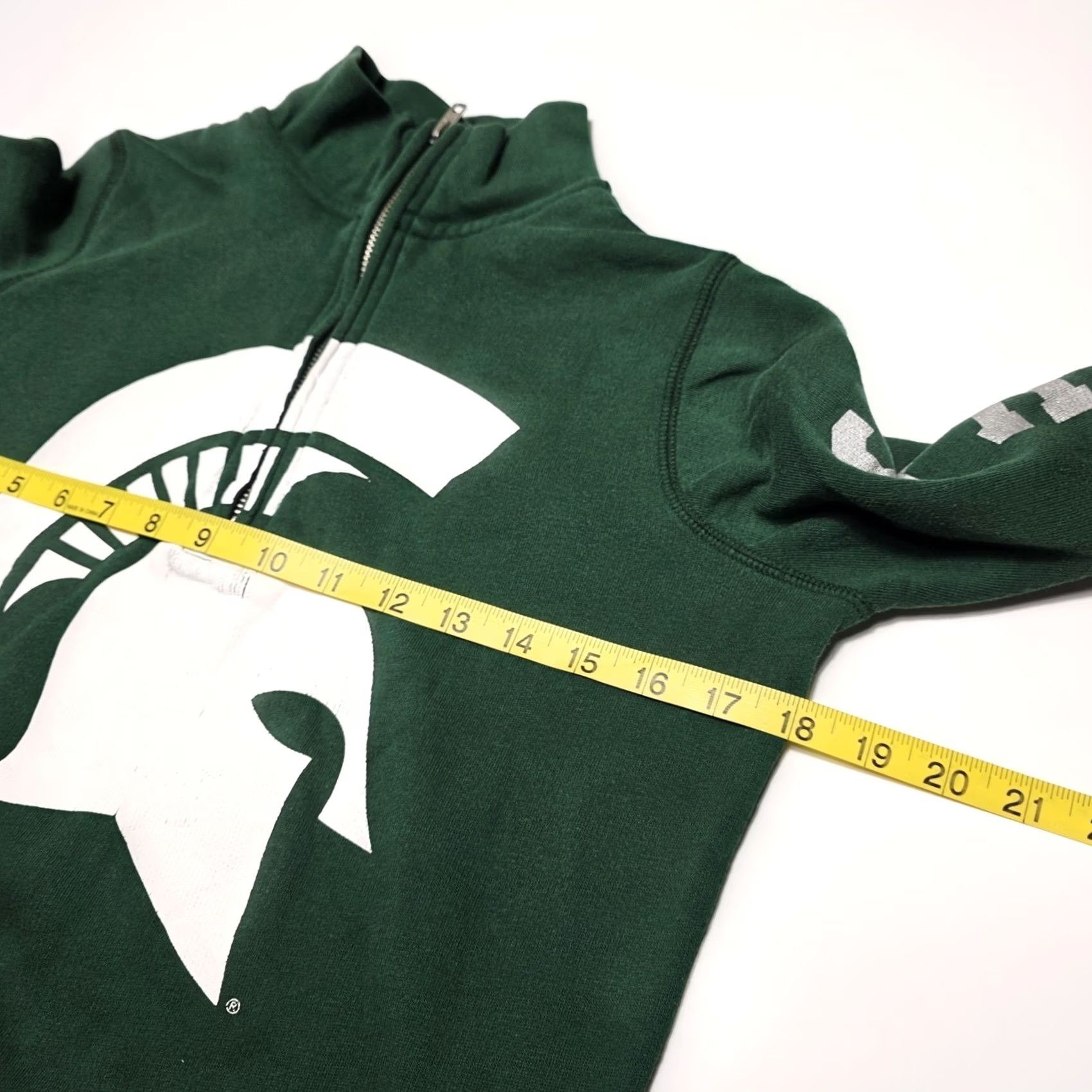 Vintage VINTAGE Victoria Secret Pink Michigan State Spartans 1/2 Zip Sweatshirt Women’s XS Hoodies Regular Size XS Green State Womens Size XS / US 0-2 / IT 36-38 - 7 Thumbnail