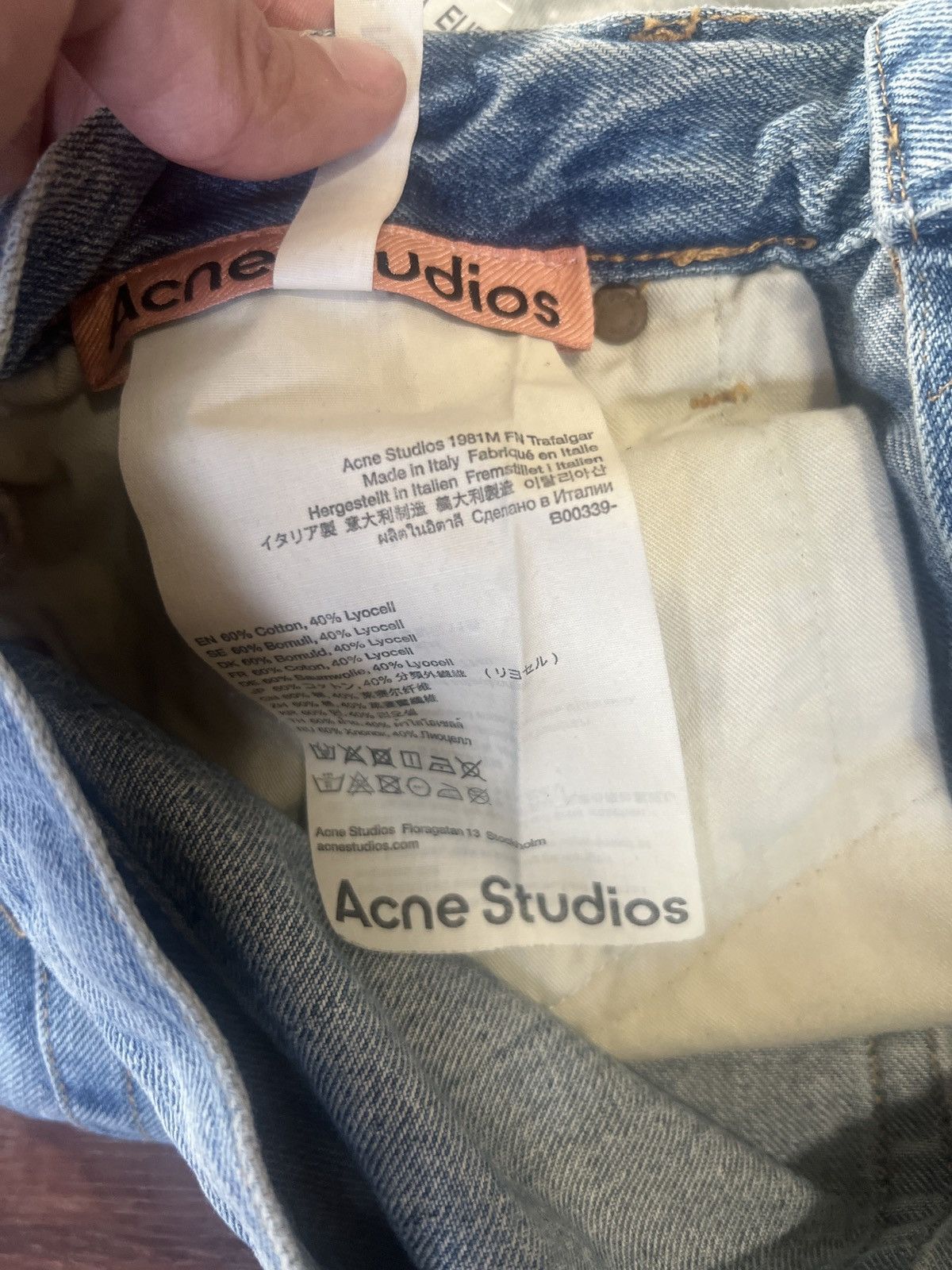 Acne Studios Acne Studios 1981m Paint Splatter Denim Size US 32 / EU 48 - 9 Thumbnail