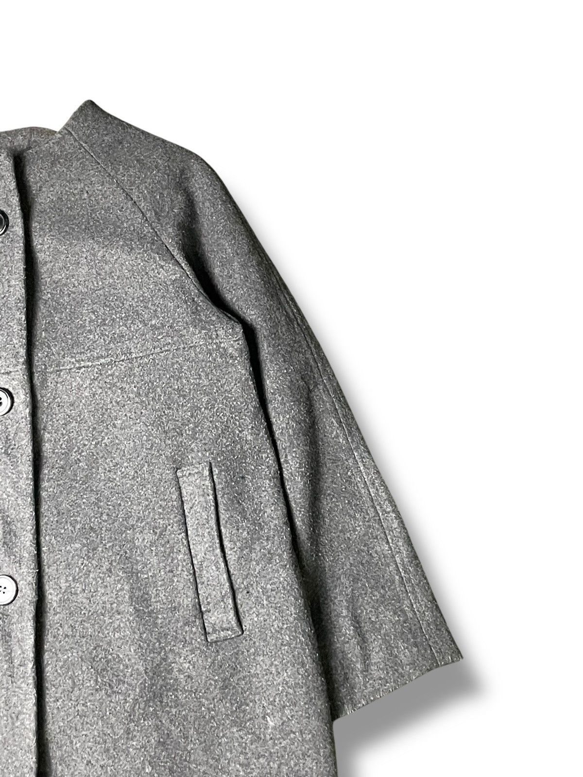 Japanese Brand × Junko Shimada × Vintage Junko Shimada Wool Long Coat (55) Size US XXS / EU 40 - 5 Thumbnail
