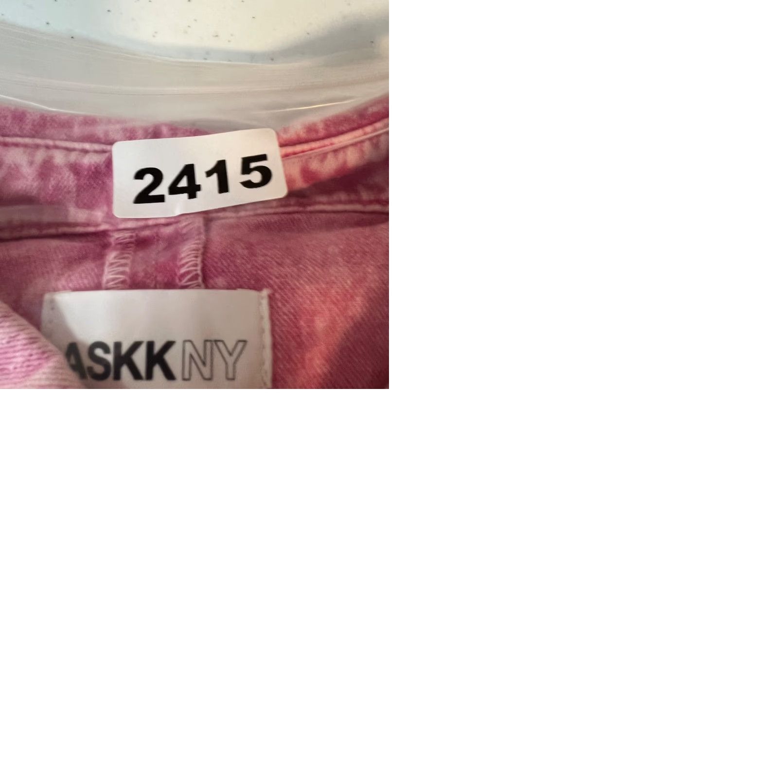 Vintage VINTAGE ASKK NY Pink Acid Wash Denim Jumsuit Size 3 Cotton Long Sleeve Button-Up Size XS / US 0-2 / IT 36-38 - 9 Thumbnail