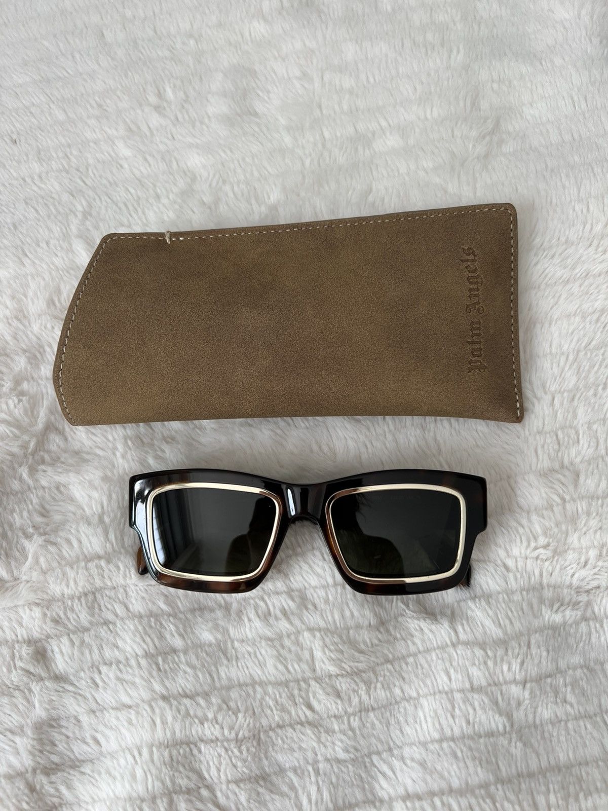 Palm Angels Palm Angels Raymond Sunglasses – Tortoiseshell Size ONE SIZE - 4 Thumbnail