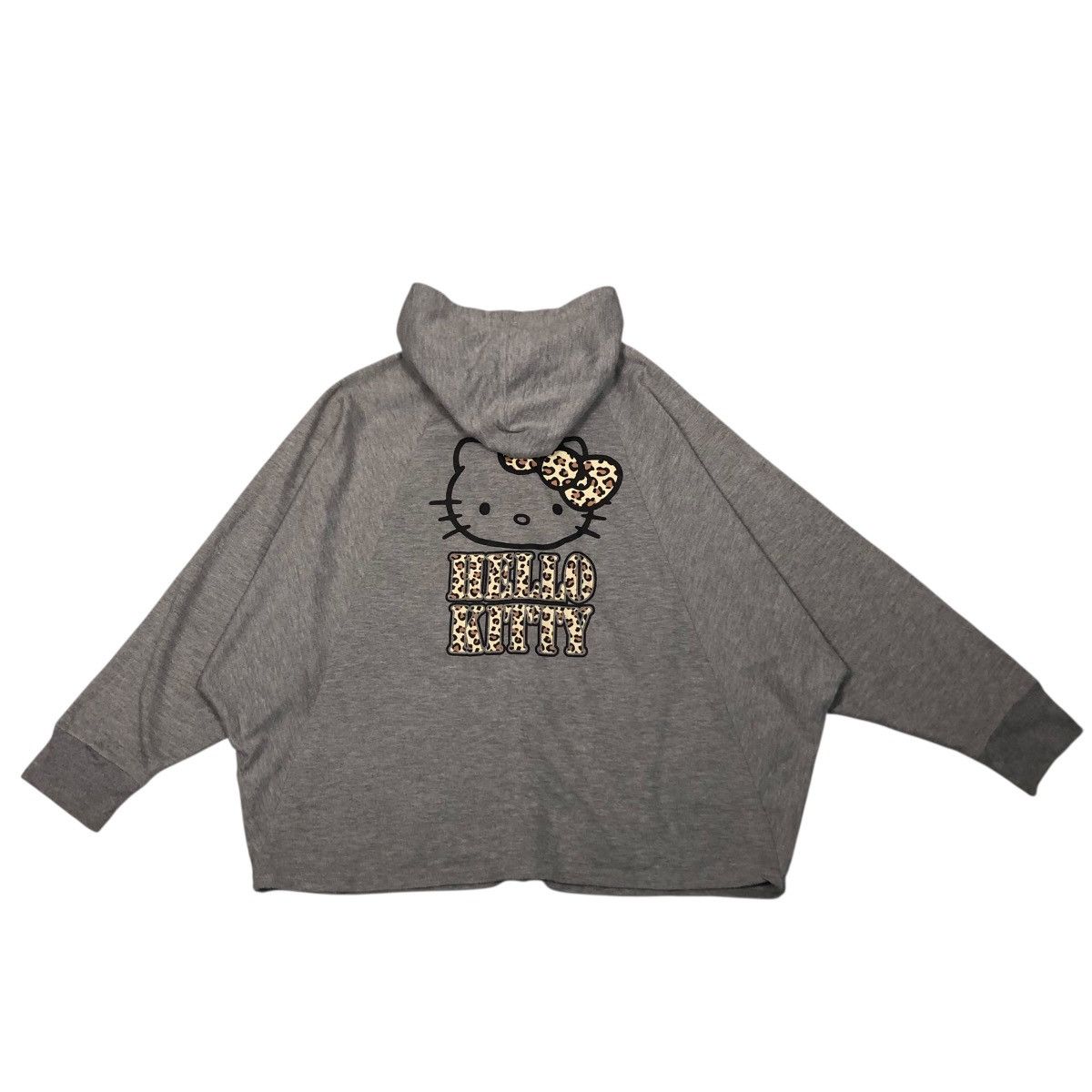 Japanese Brand 📌Zipper Jacket Sweater Hoodie Hello Kitty Cartoon Big Logo Size US L / EU 52-54 / 3 - 2 Thumbnail