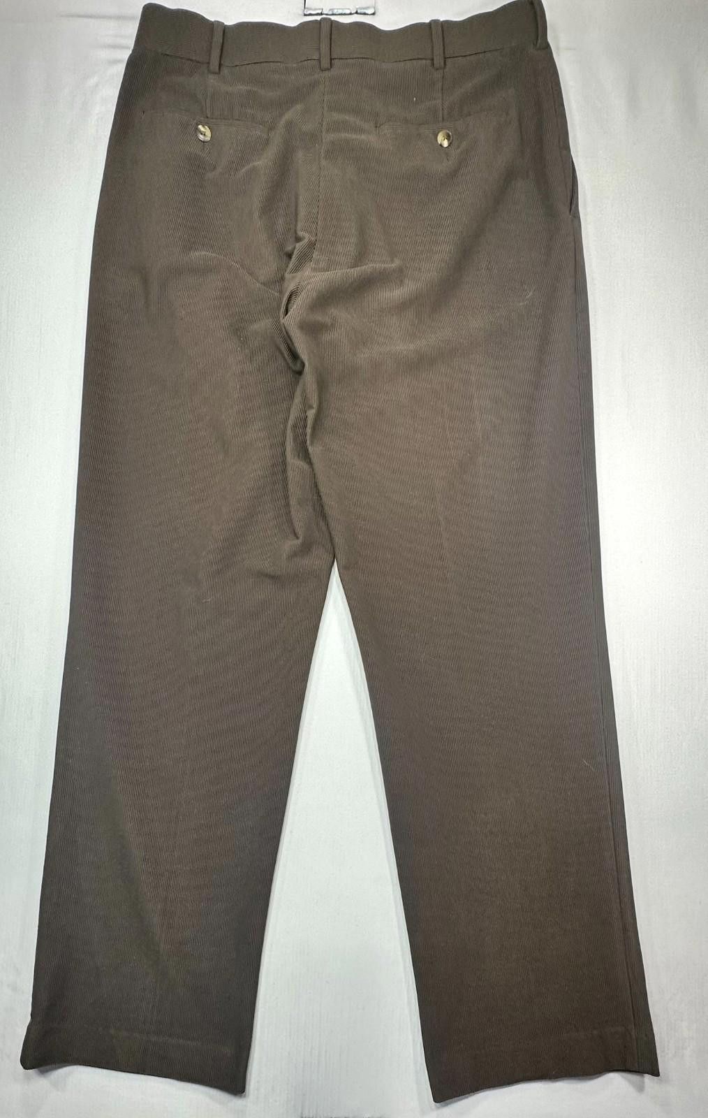 Axist A(x)ist Flat Front Straight Leg Corduroy Chinos Brown 32/32 Size US 32 / EU 48 - 2 Thumbnail