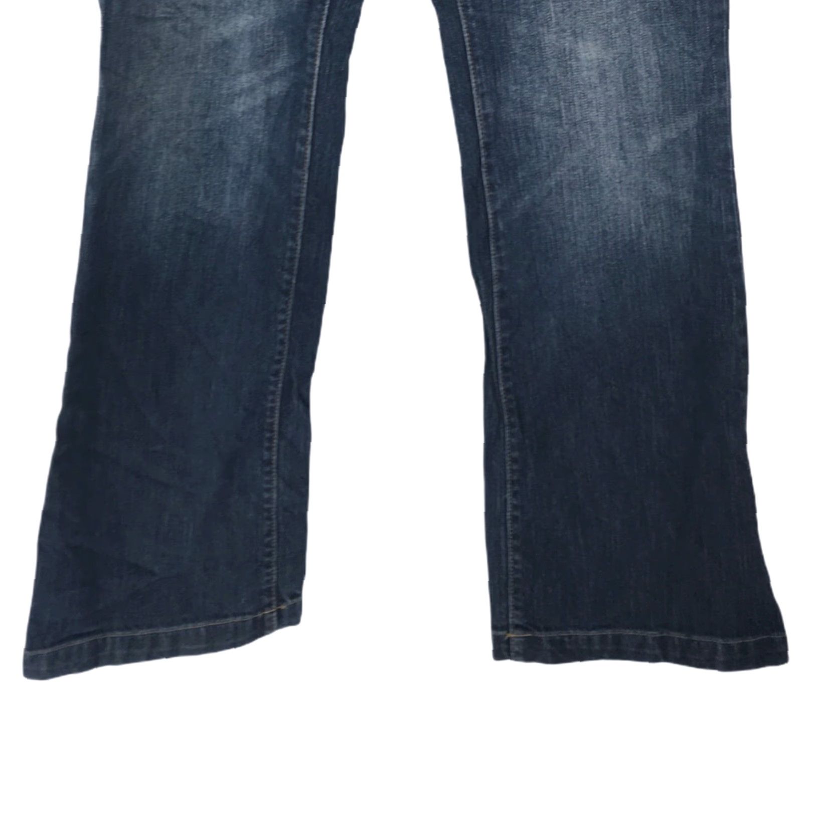 Vintage New York & Company Womens Mid Rise Bootcut Denim Blue Jeans Size 12 Petite Size 34" / US 12 / IT 48 - 7 Thumbnail
