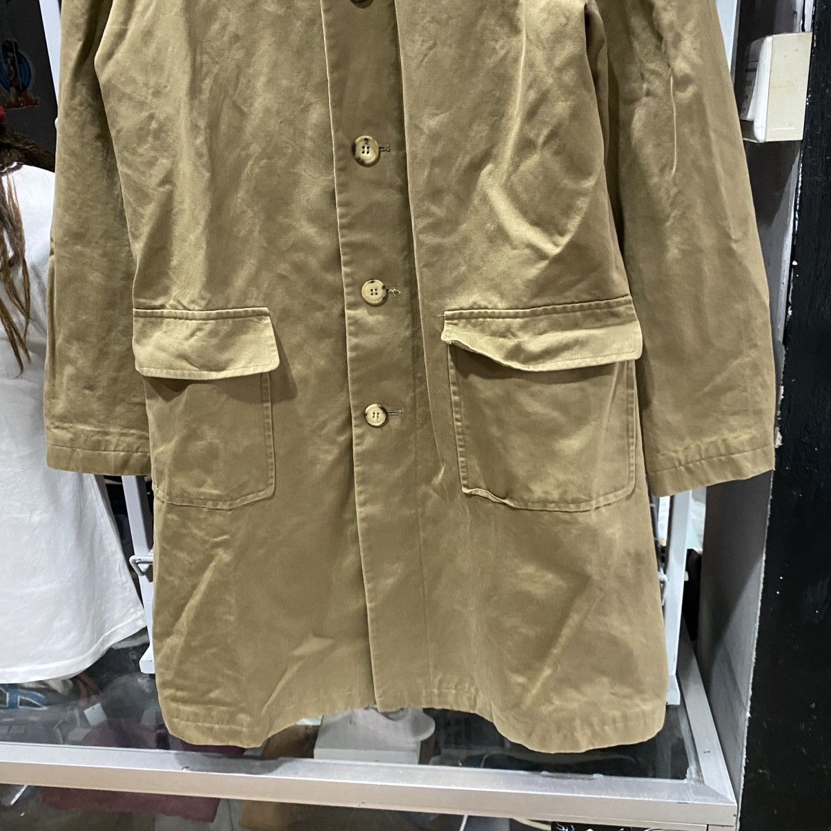 A.P.C. Vintage 1999 A.P.C Rue De Fleurus Paris TrenchCoat Hoodie M Size US M / EU 48-50 / 2 - 5 Thumbnail