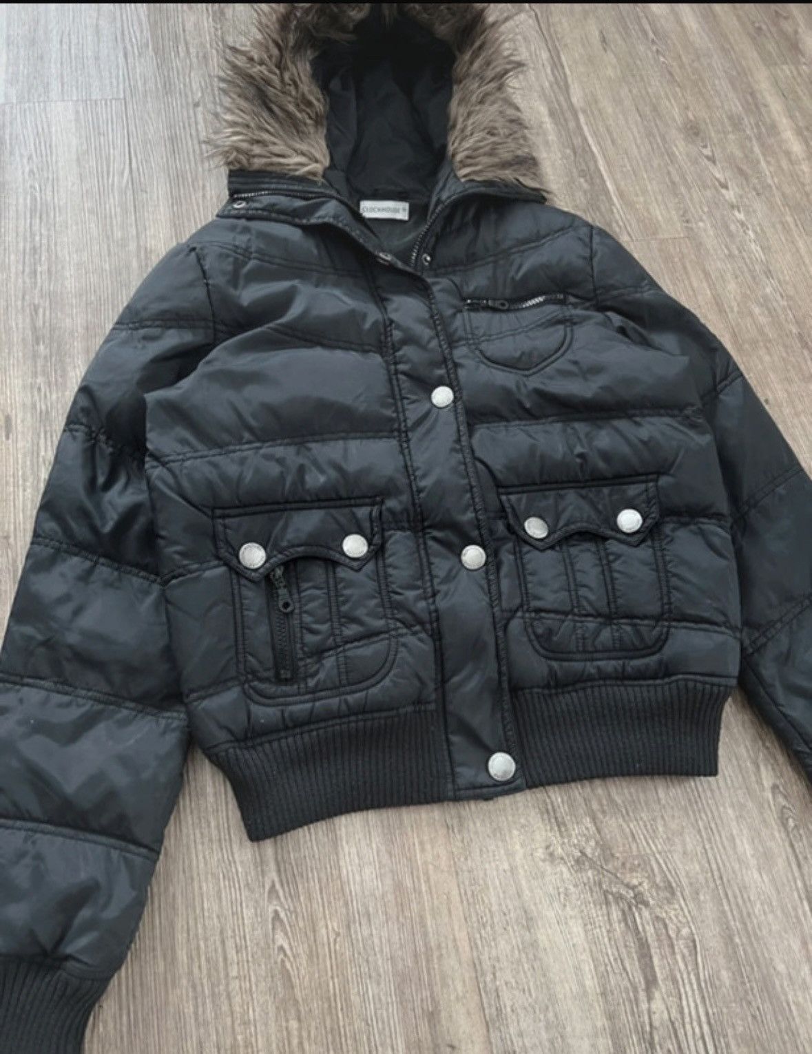 Other Puffer jacket with fur hood Size S / US 4 / IT 40 - 2 Thumbnail