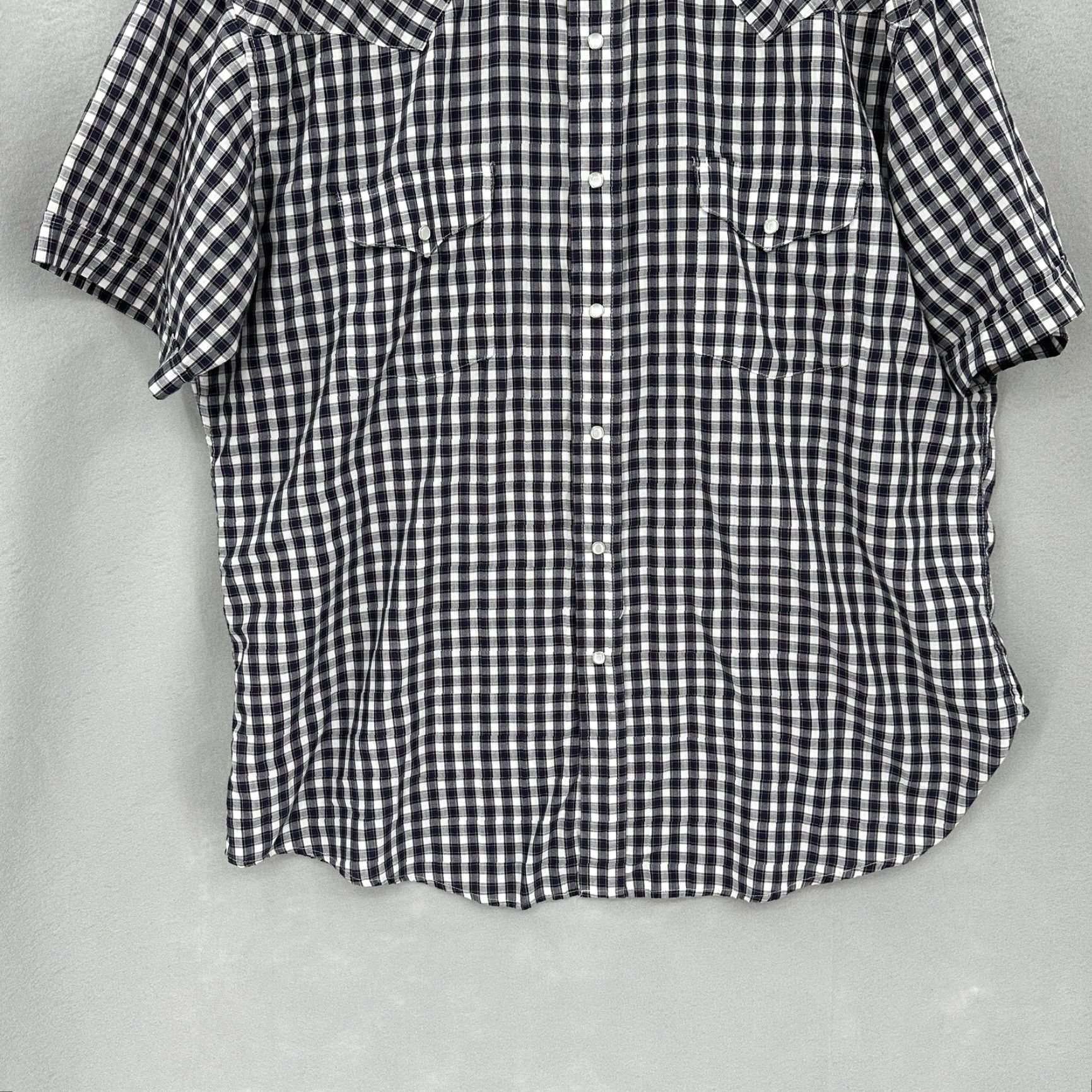Vintage VINTAGE Panhandle Slim Pearl Snap Shirt Mens XL Rodeo Cowboy Plaid Western Blue Gingham Size US XL / EU 56 / 4 - 4 Thumbnail