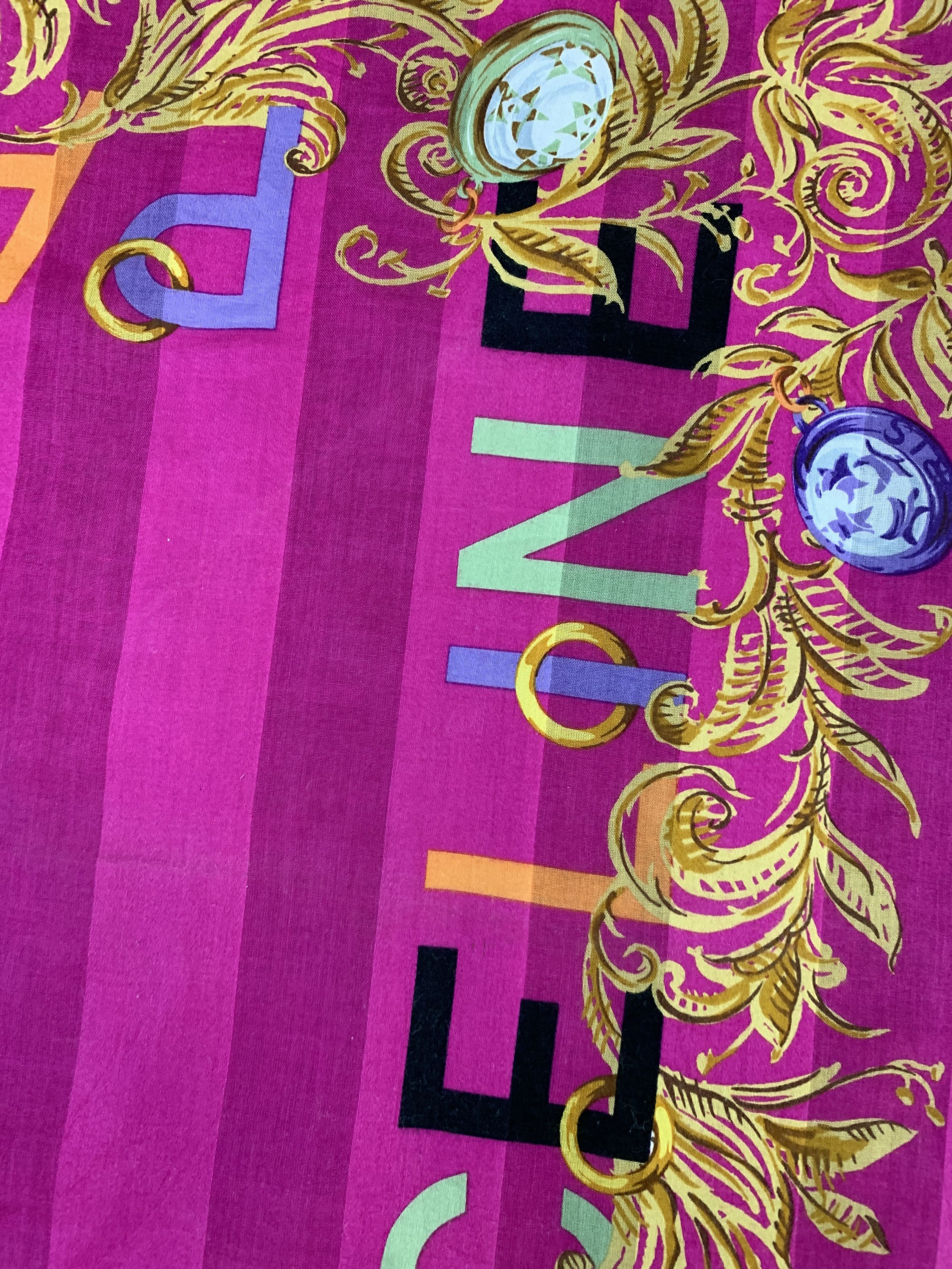 Celine × Vintage Vintage Celine Handkerchief/Neckerchief - HKA979 Size ONE SIZE - 6 Thumbnail