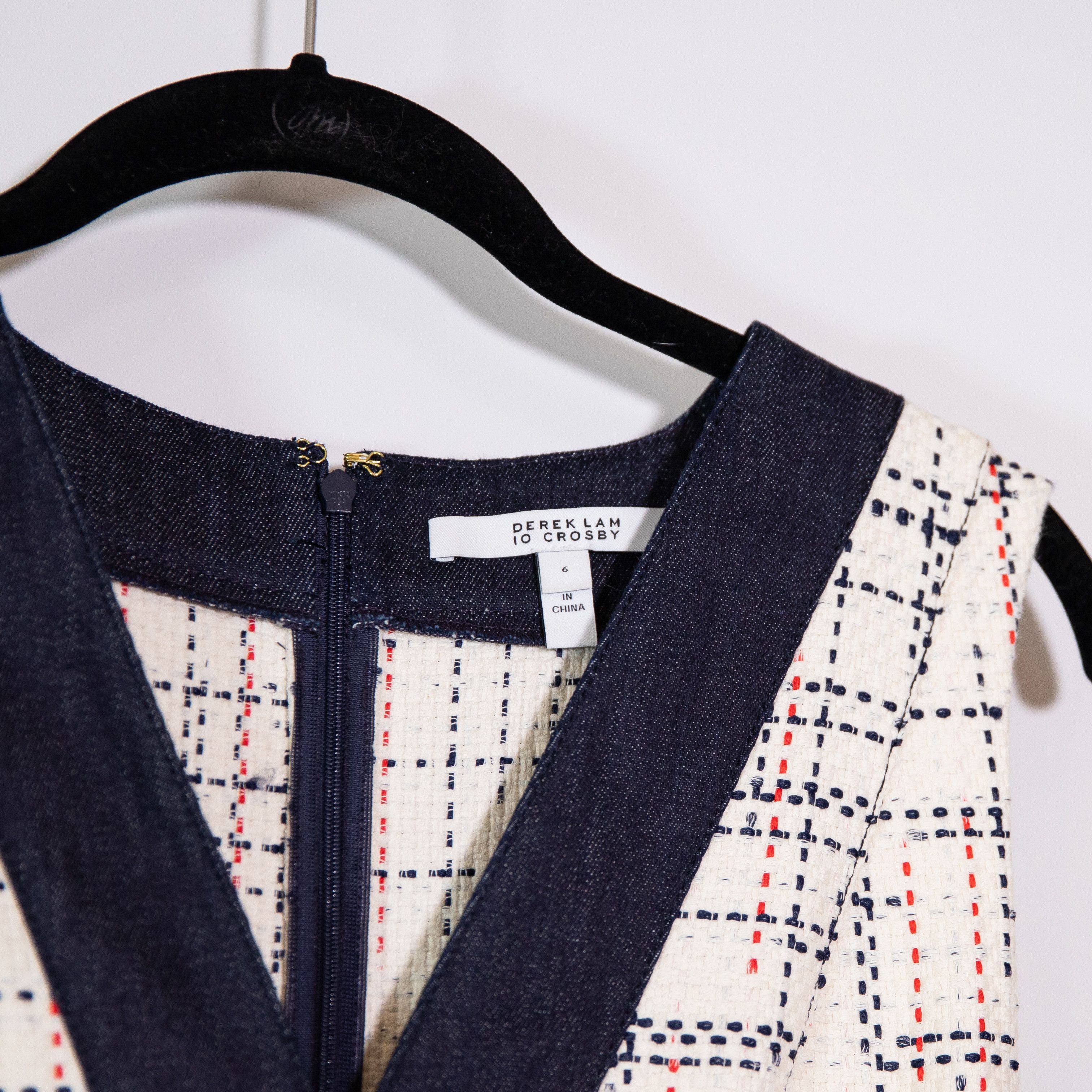 Derek Lam 10 Crosby Derek Lam Cotton Blend Woven Tweed Size M / US 6-8 / IT 42-44 - 2 Thumbnail