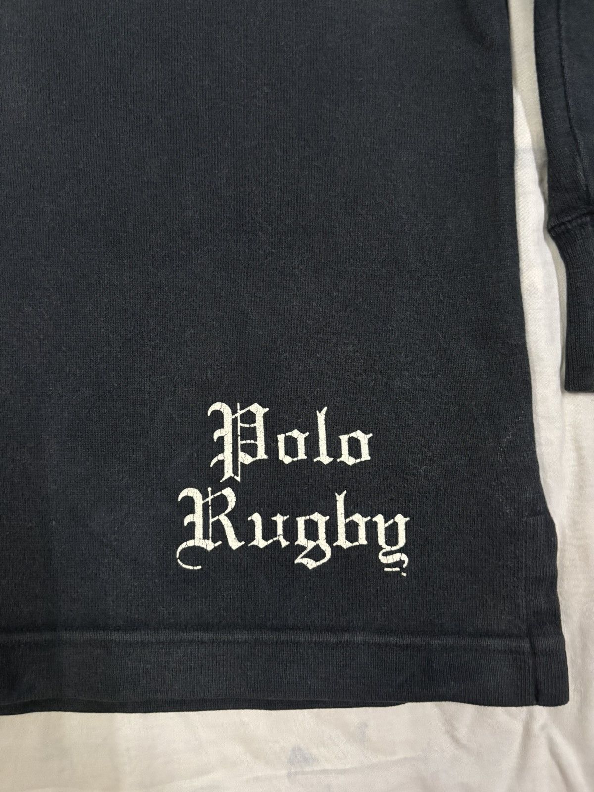 Ralph Lauren Vintage 90s Ralph Lauren Polo Rugby Long Sleeve Shirt Size US L / EU 52-54 / 3 - 8 Thumbnail