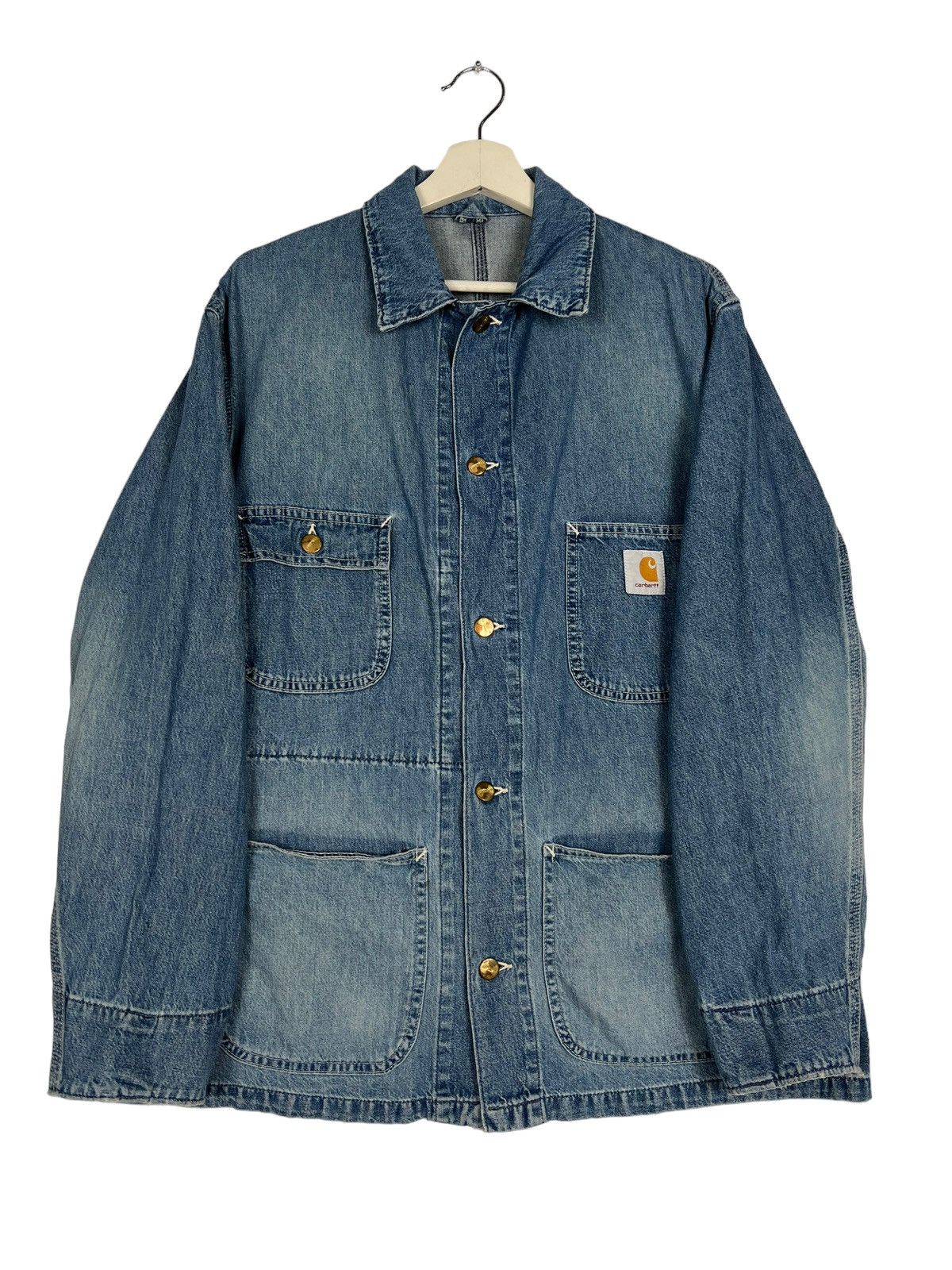 Carhartt 🔥 1980s VINTAGE CARHARTT WORK CHORE JACKET Size US M / EU 48-50 / 2 - 3 Thumbnail