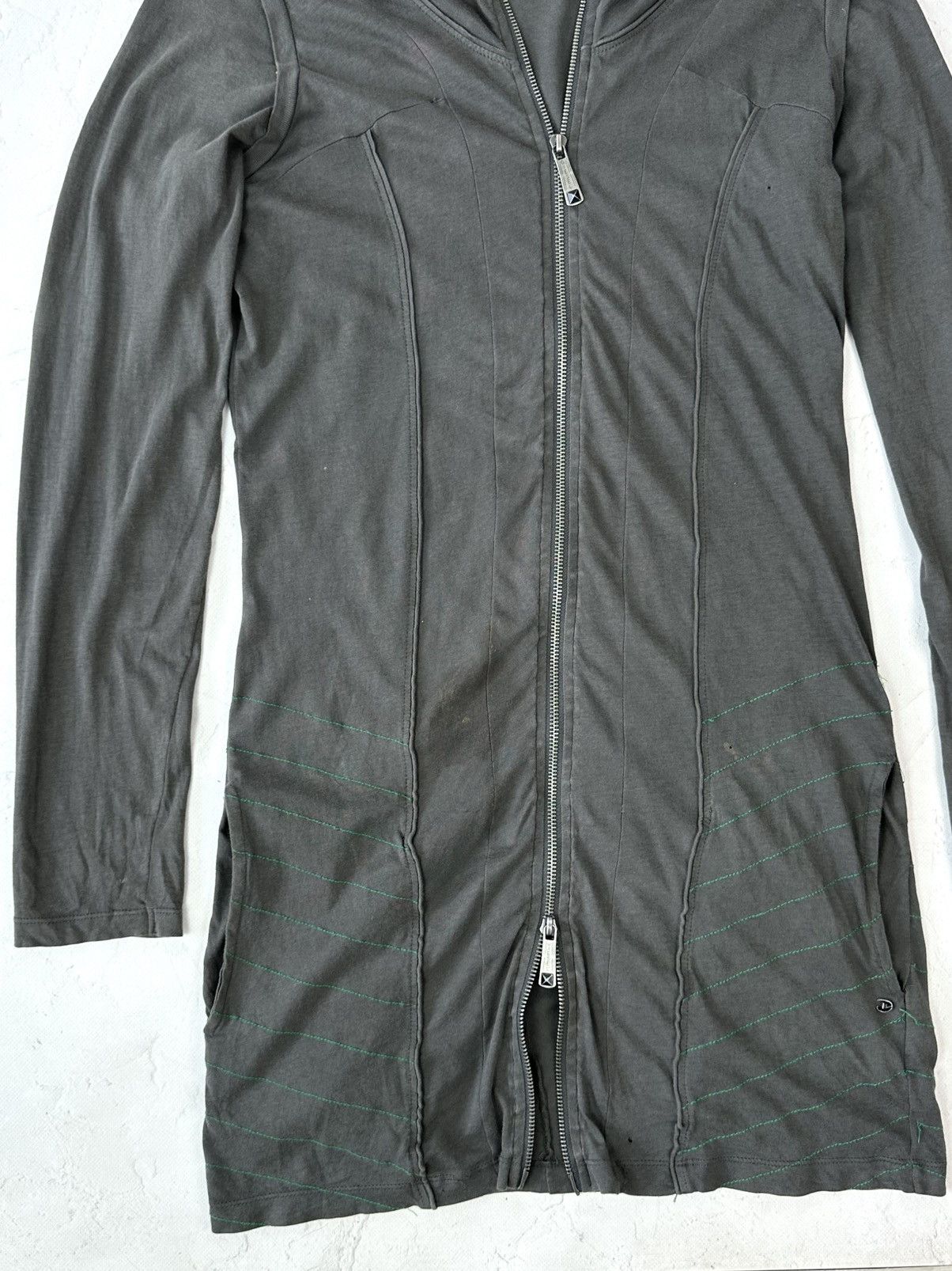 Diesel Vintage Y2K Diesel Full Zip Grey Dress Size M / US 6-8 / IT 42-44 - 2 Thumbnail