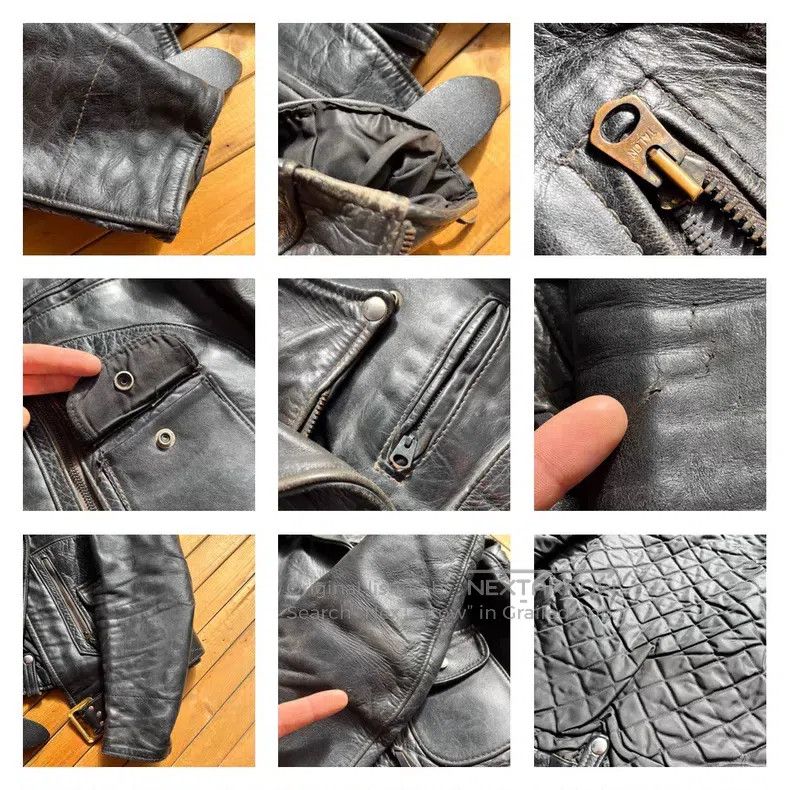 Buco Buco J-24 first year horseskin leather suit Size US L / EU 52-54 / 3 - 8 Thumbnail