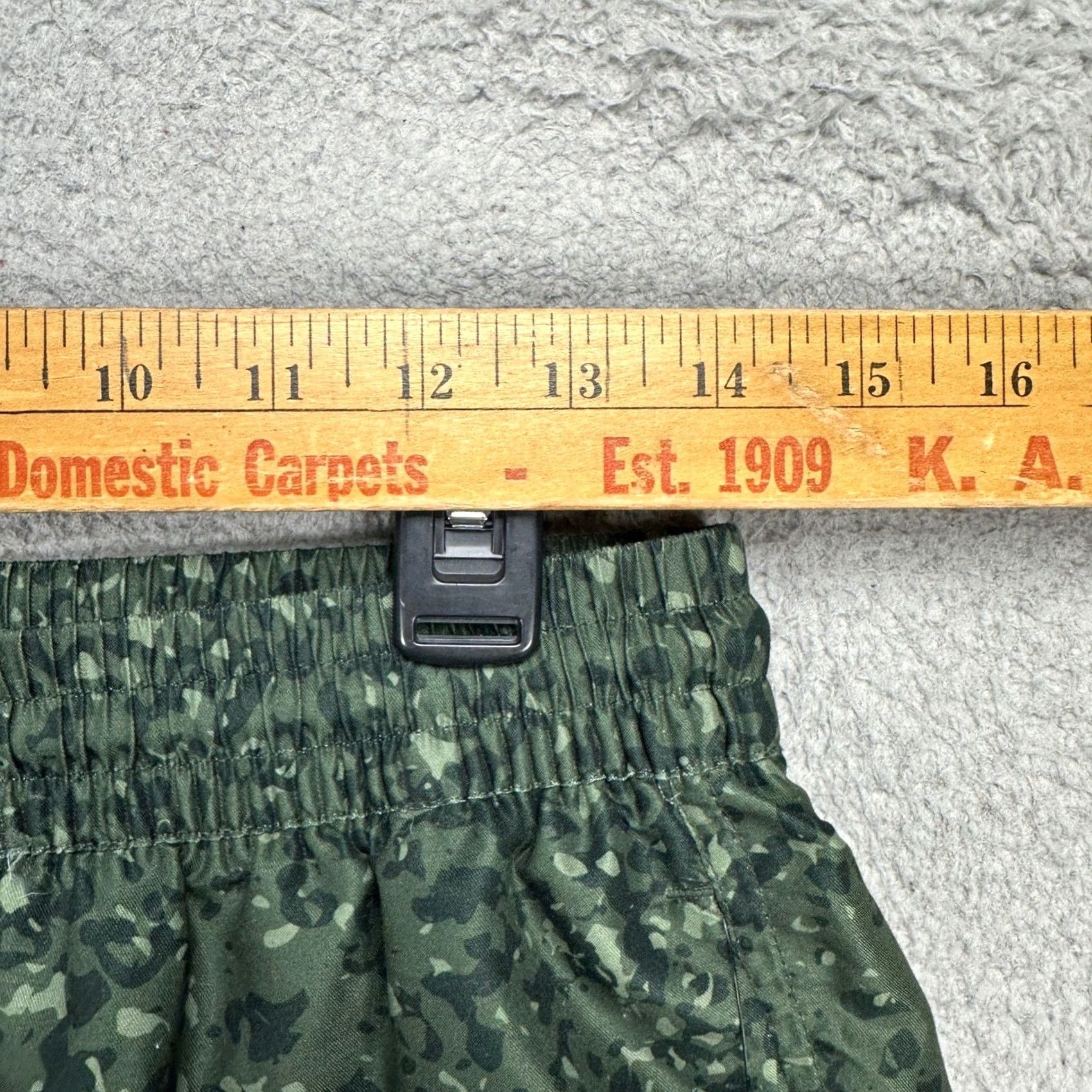 Vintage Z by Zella Mens Swim Trunks Small Green Camo Linerless Drawstring Swimwear NEW Size US 29 - 7 Thumbnail