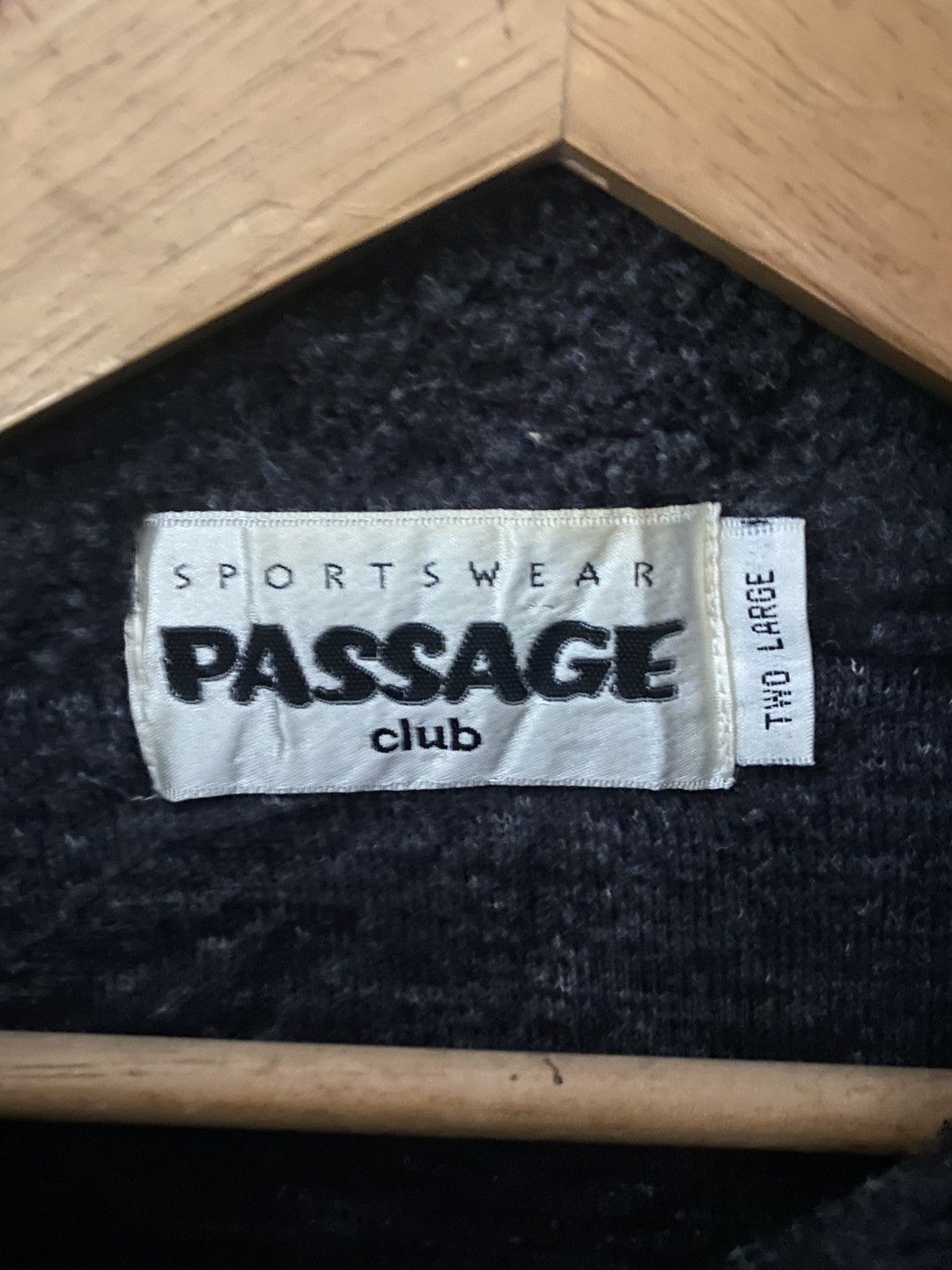 Japanese Brand Passage Sweater Fleece Half Zipper Size US XL / EU 56 / 4 - 5 Thumbnail