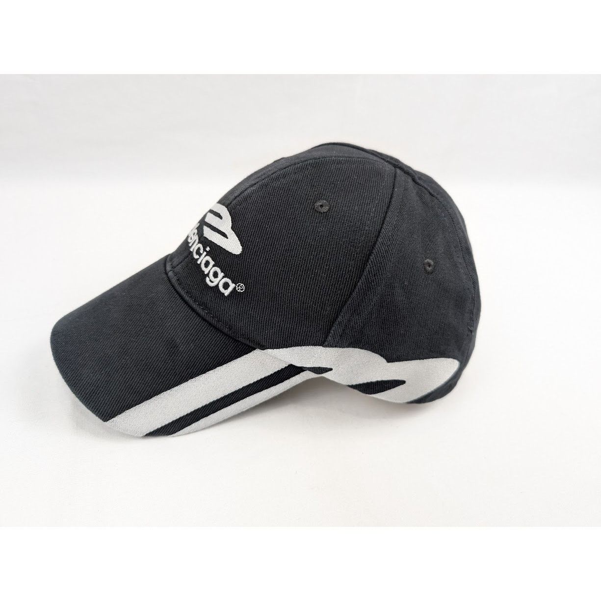 Balenciaga o1rshd1 Size: L / 3B Baseball Cap / Hat in Black/White Size ONE SIZE - 7 Thumbnail