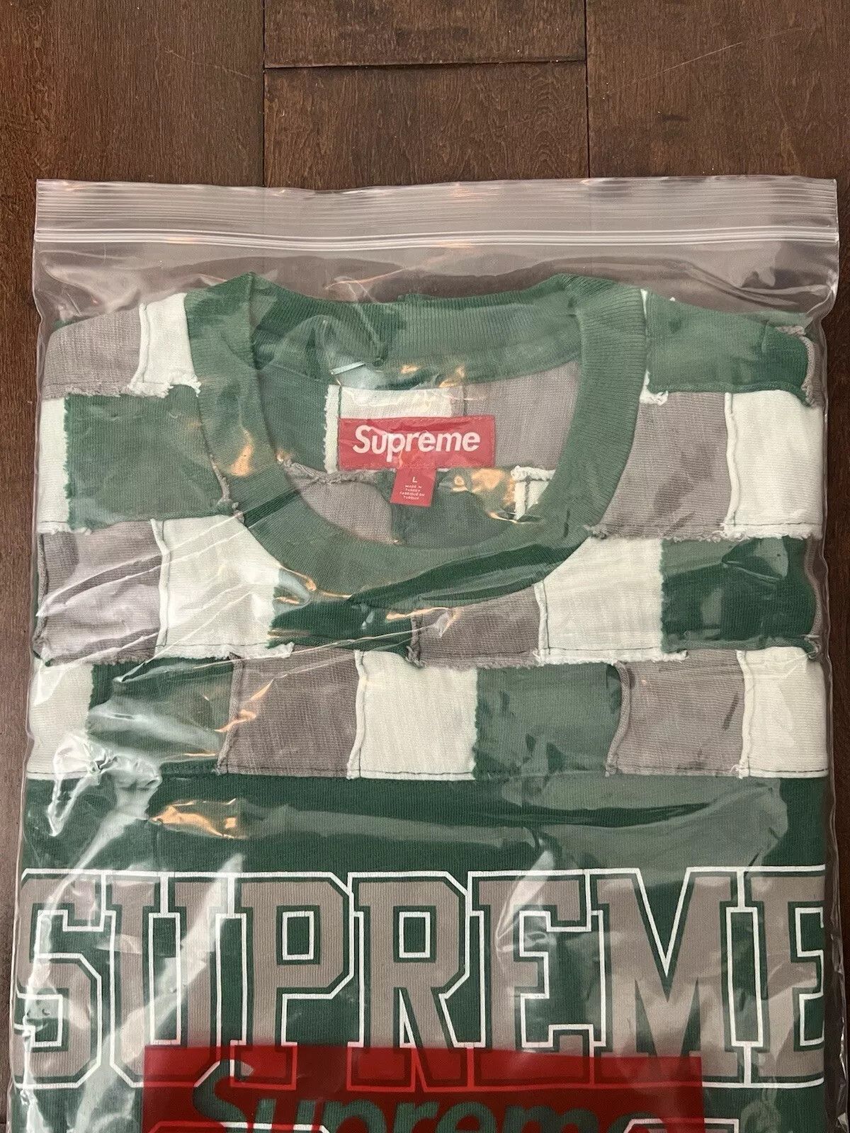 Supreme Supreme FW24 Patchwork Yoke Football Top Green Size L New Size US L / EU 52-54 / 3 - 2 Thumbnail