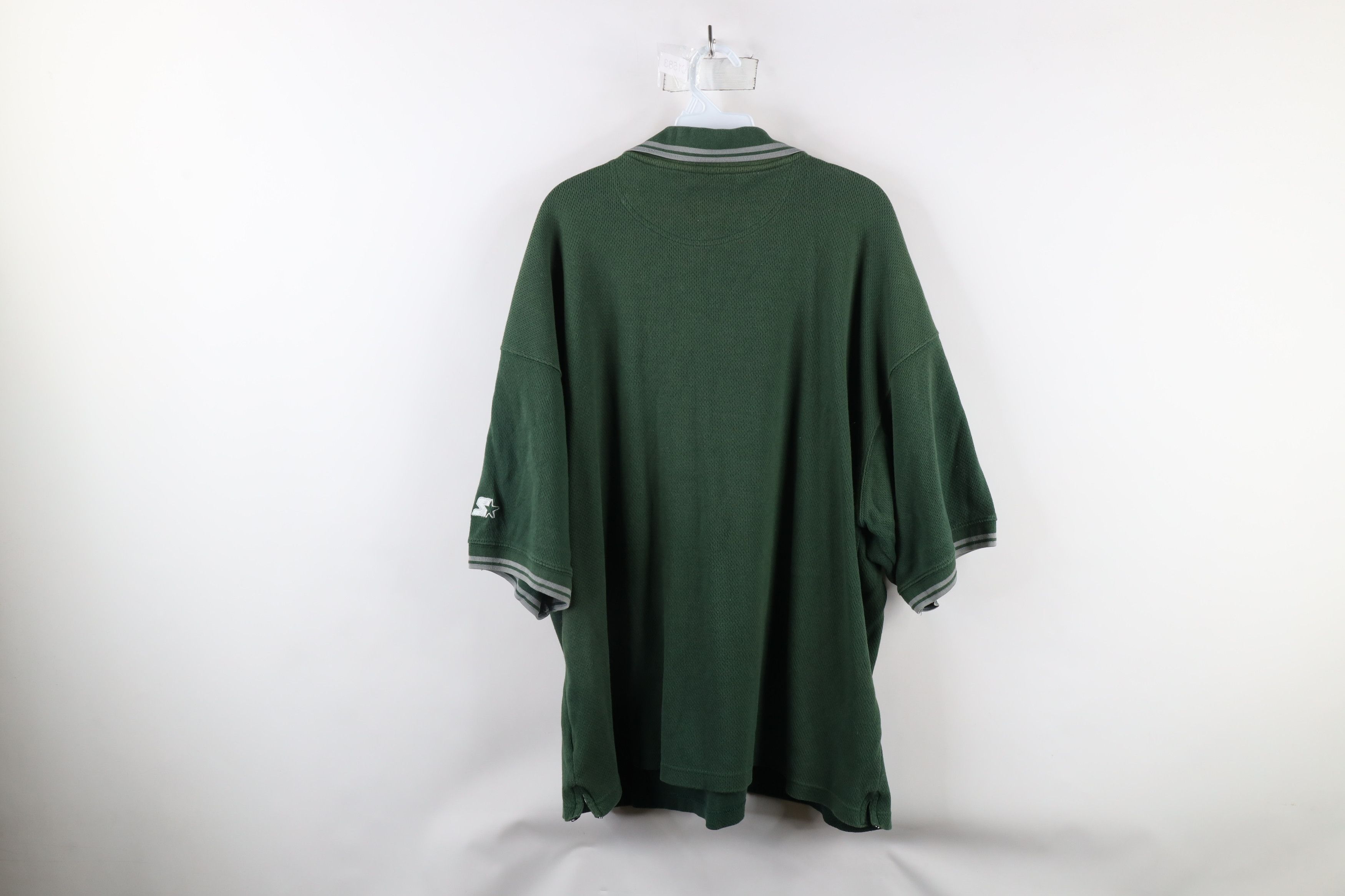 Starter × Vintage Vintage 90s Starter Out Michigan State University Polo Shirt Size US XXL / EU 58 / 5 - 10 Thumbnail
