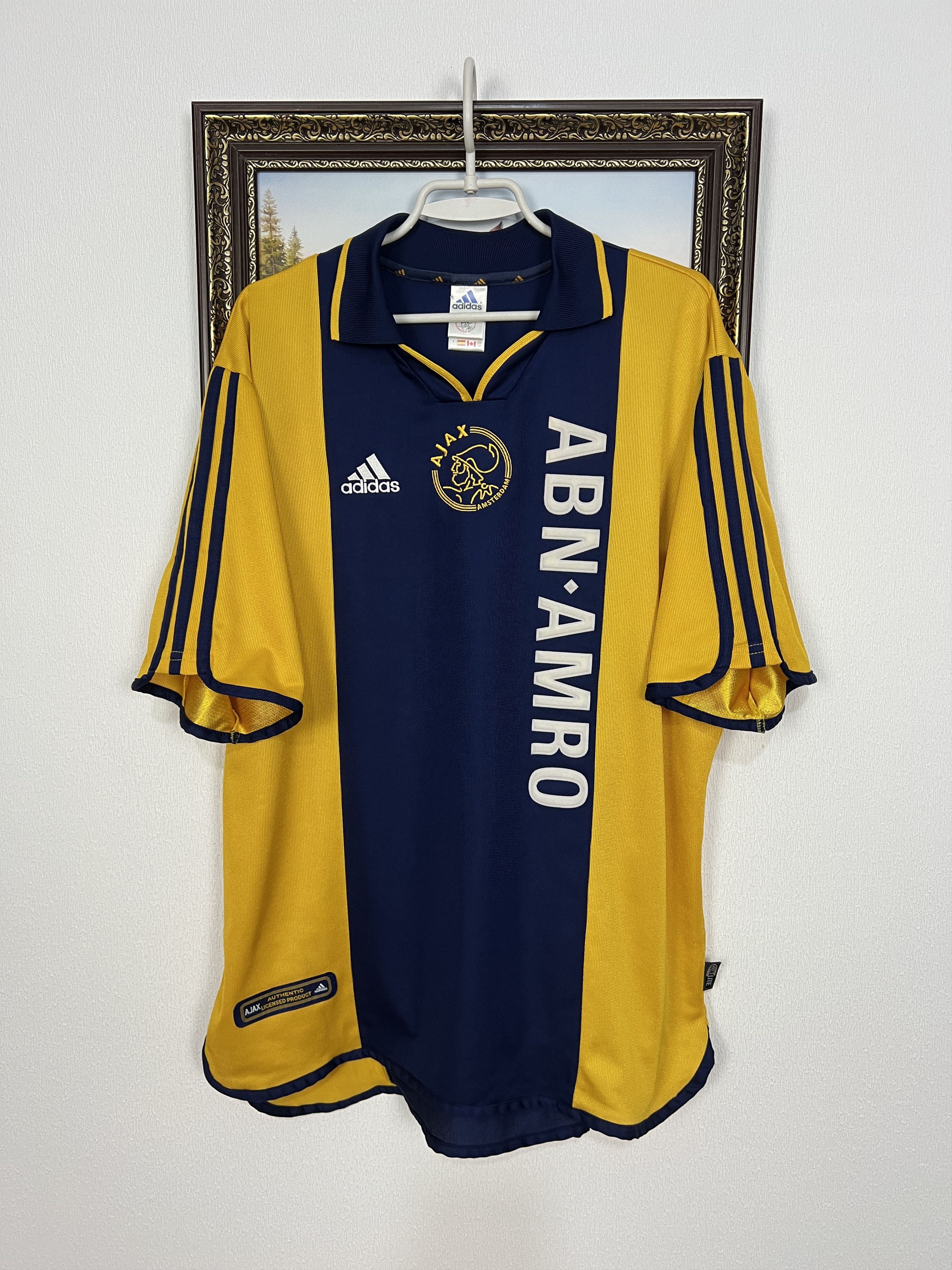 Umbro Ajax Amsterdam football shirt 2000 Soccer Jersey Trikot Size US L / EU 52-54 / 3 - 1 Thumbnail