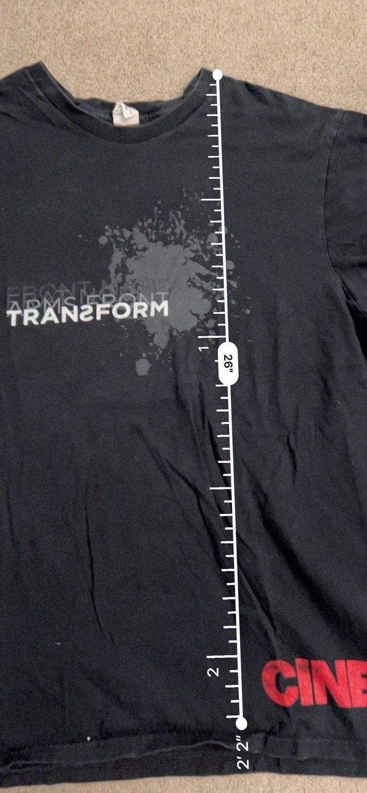 Vintage INSANE 90s Vintage Cinequest “Transform” graphic tee Size US XL / EU 56 / 4 - 6 Thumbnail