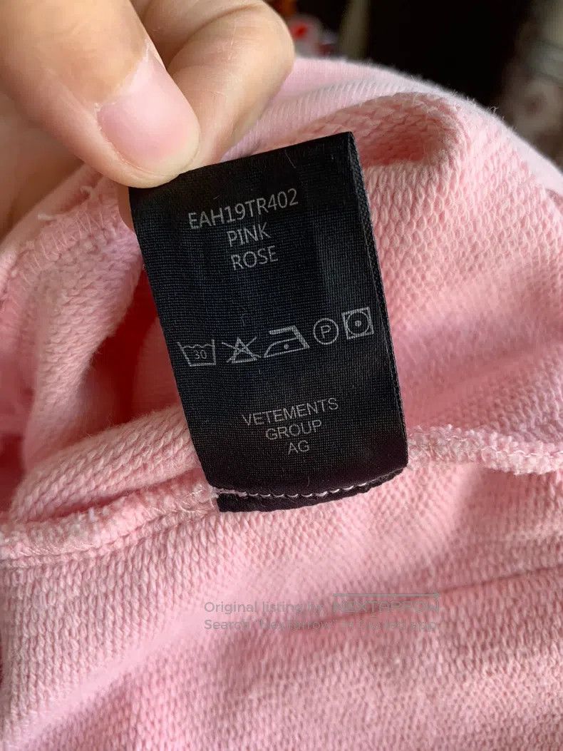Vetements Vetements Rose pink unicorn hoodie Size US S / EU 44-46 / 1 - 9 Thumbnail