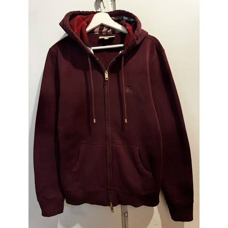 Burberry Burberry Check Zip Hoodie Size US L / EU 52-54 / 3 - 2 Thumbnail