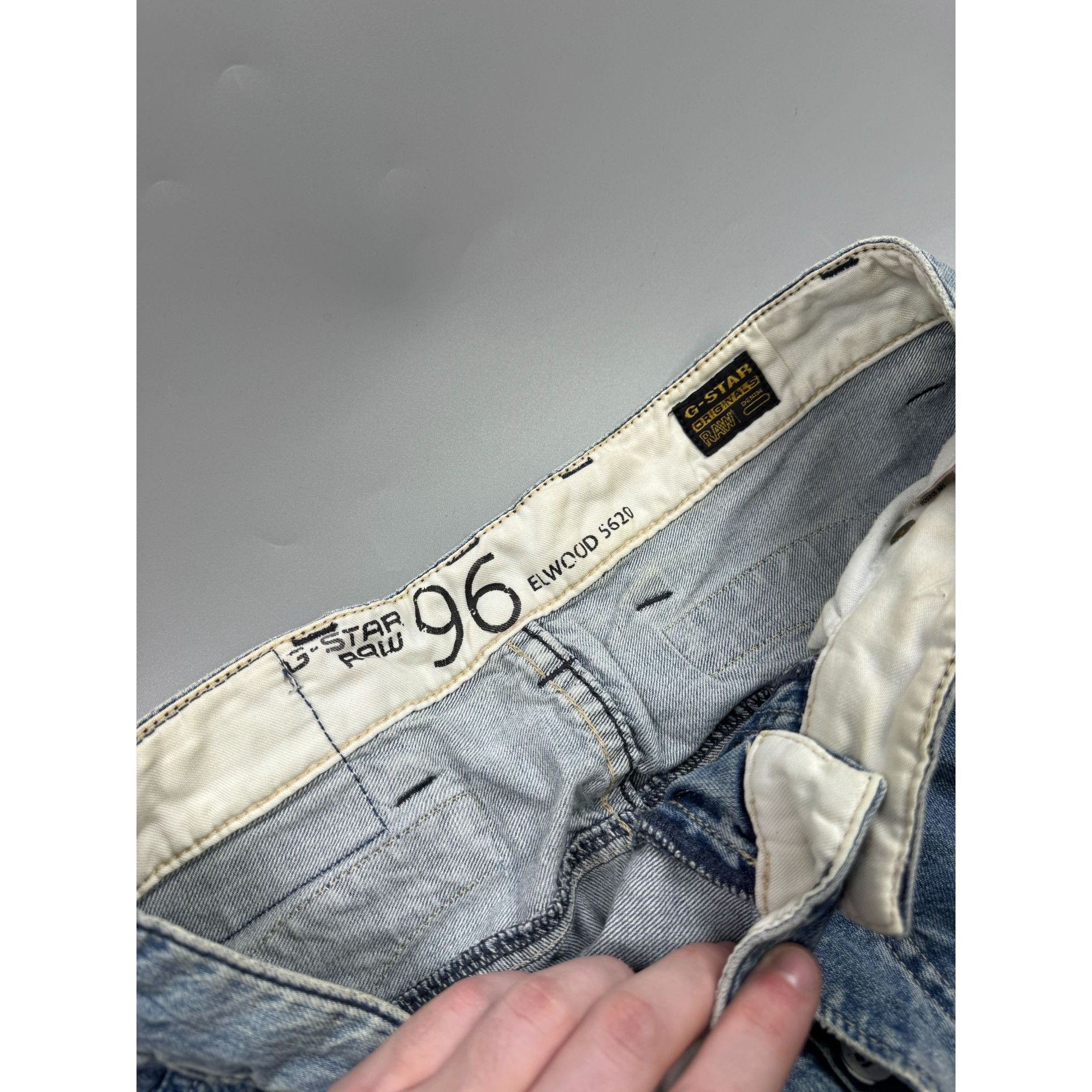 G-Star G-Star Raw Light Wash Denim Jeans Pants (Y1241) Size US 32 / EU 48 - 6 Thumbnail