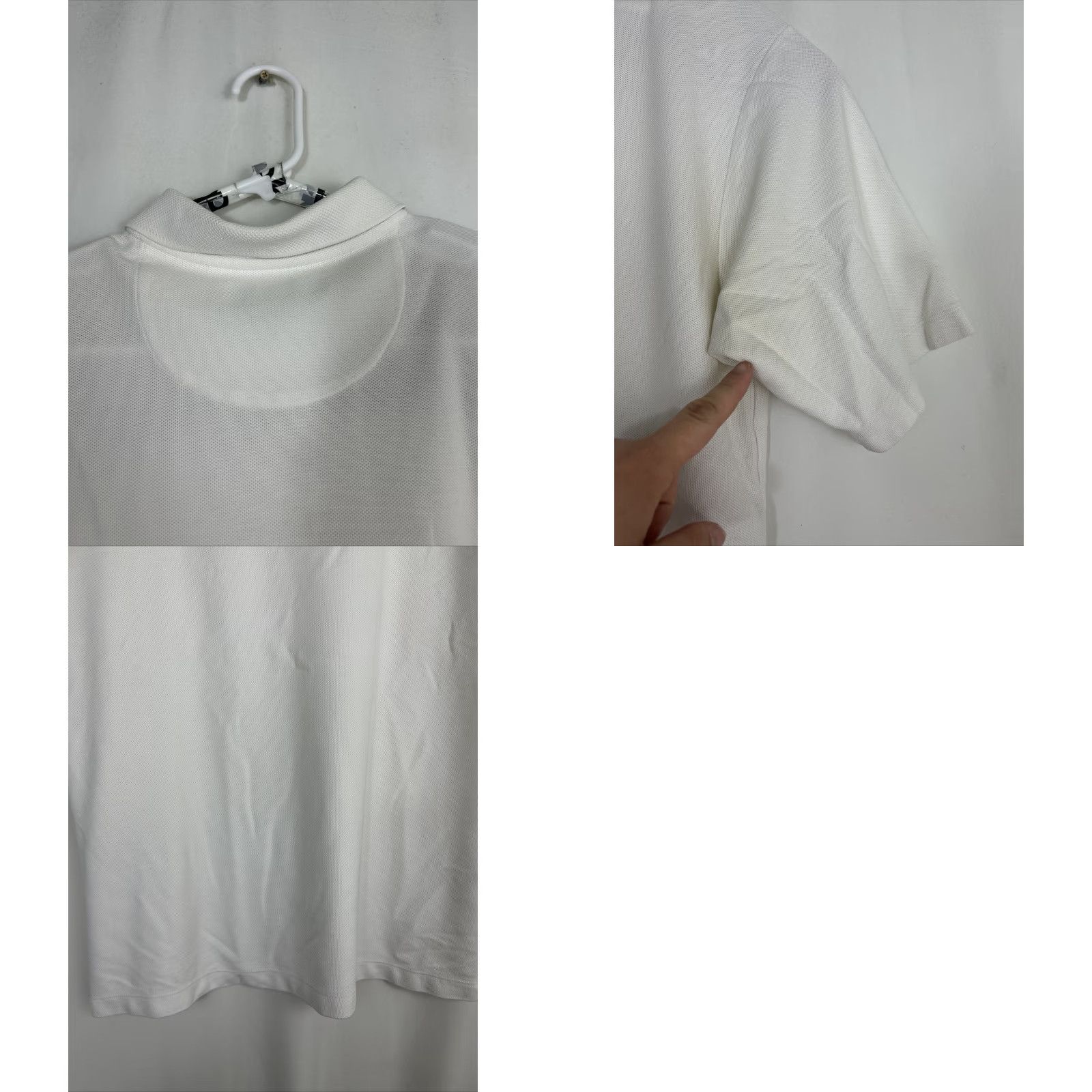 Tommy Bahama Tommy Bahama Polo Shirt Mens XL White Pima Cotton Short Sleeve Pullover Stains Terminal Pit Stains - Beach Golf Walking (Regular) M Size US XL / EU 56 / 4 - 9 Thumbnail