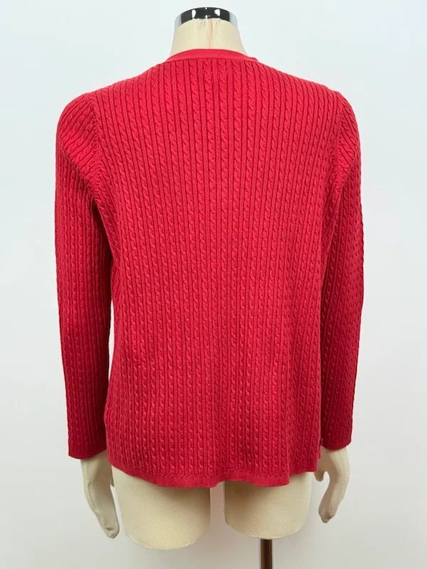 Lauren Ralph Lauren Cardigan Ralph Lauren Rosso Donna L Size L / US 10 / IT 46 - 7 Thumbnail