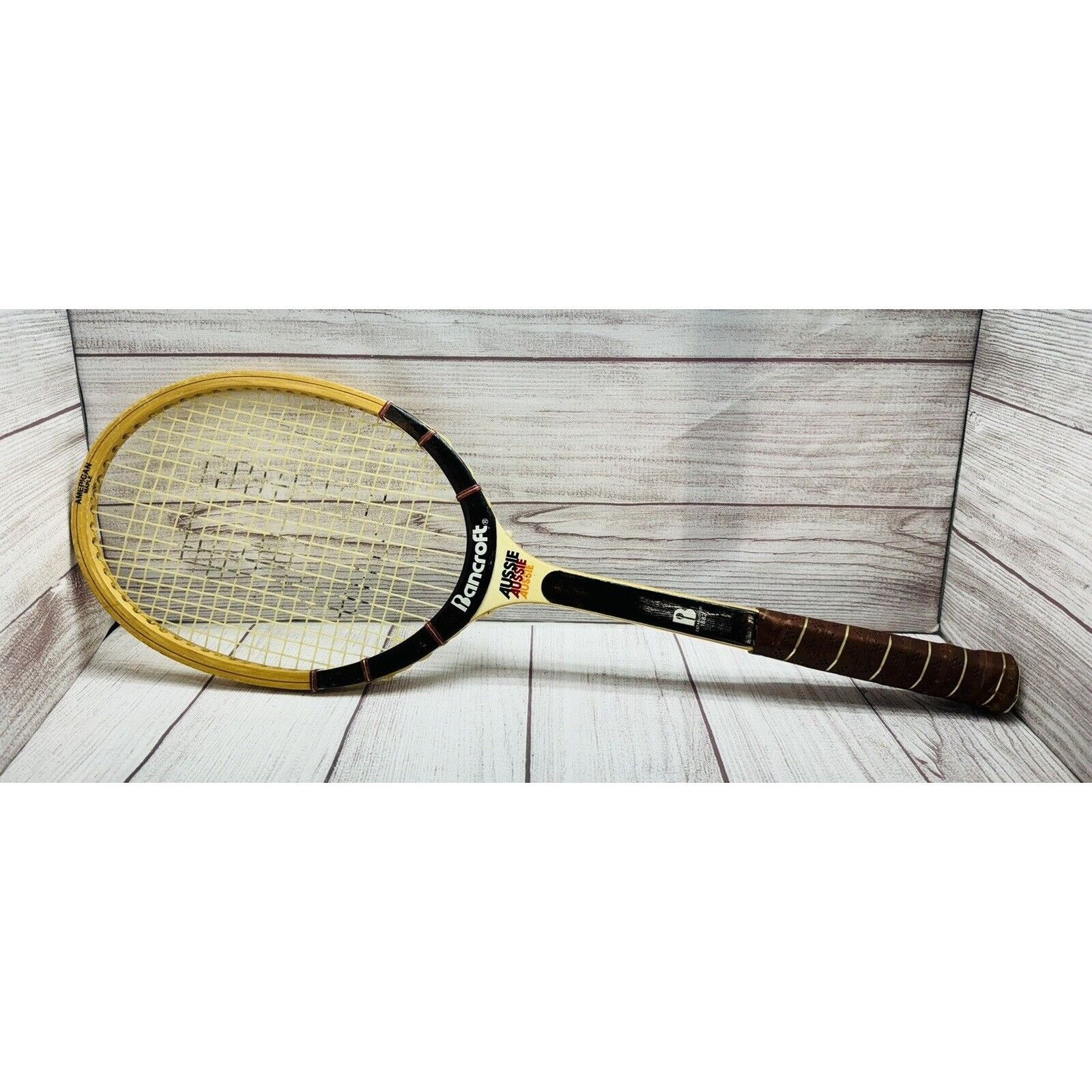 Other Vintage Bancroft Aussie Wooden Tennis Racket 27 inches Long Size ONE SIZE - 1 Thumbnail