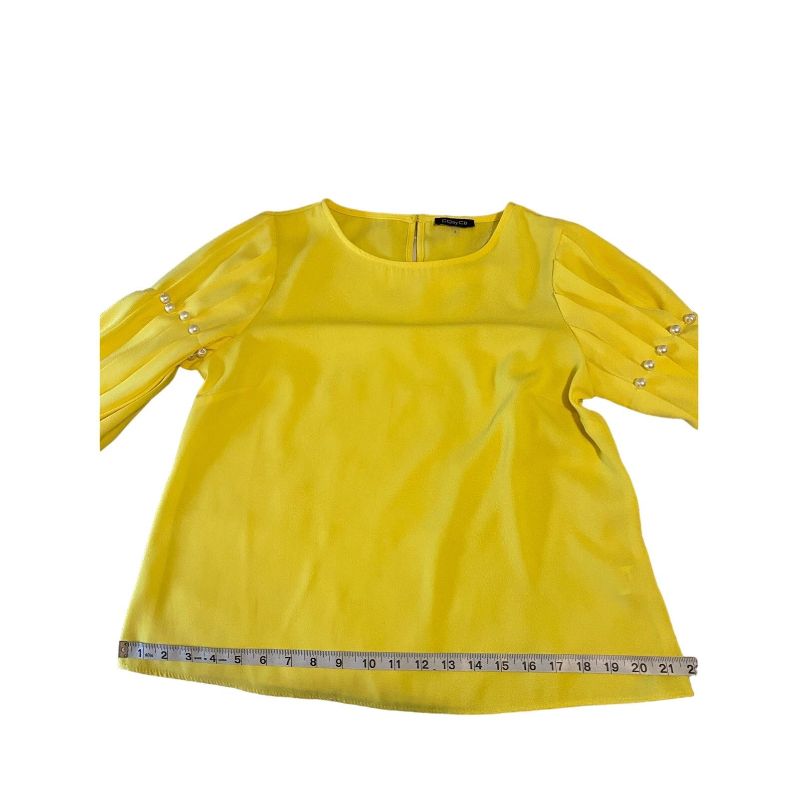 & Other Stories Elegant yellow shirt with pleated sleeves size small by CQ Size S / US 4 / IT 40 - 14 Thumbnail