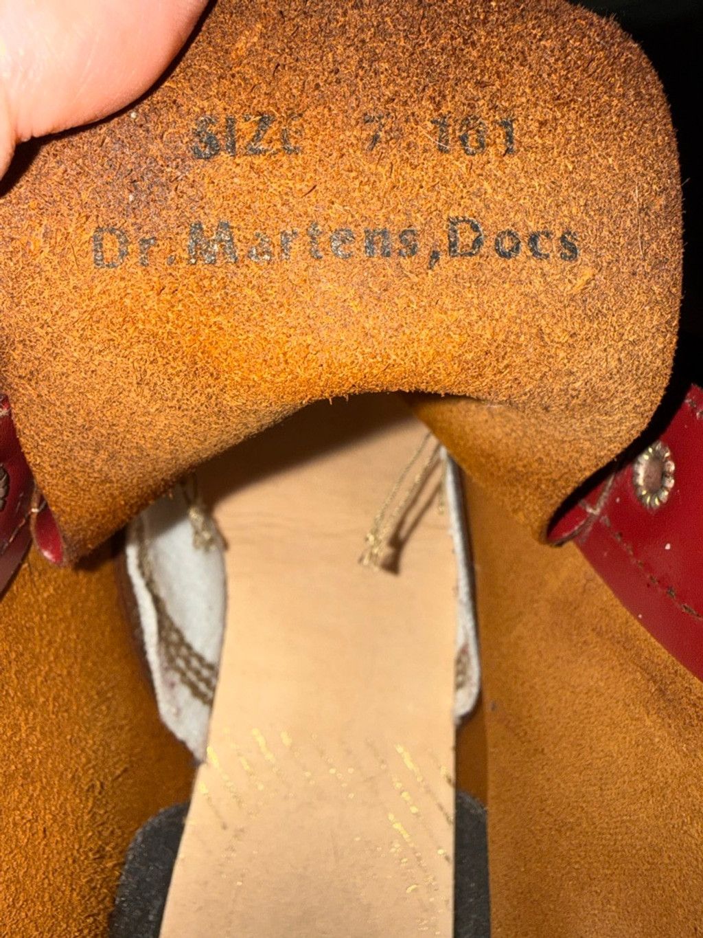 Dr. Martens Dr. Martens Cherry 101 MIE 6 eye Boots UK7 Size US 9 / IT 39 - 6 Thumbnail