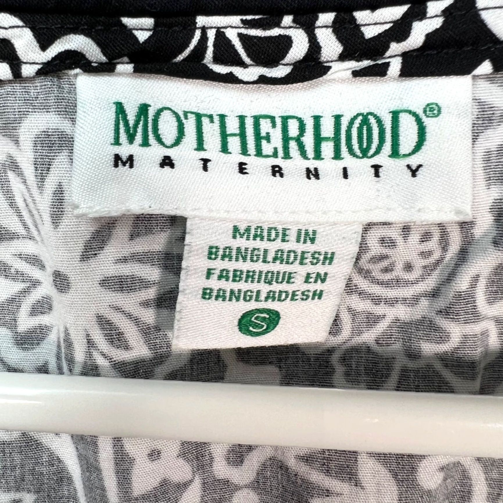 Vintage Motherhood Maternity Womens Size S Black White Floral Sleeveless Dress Size S / US 4 / IT 40 - 3 Thumbnail