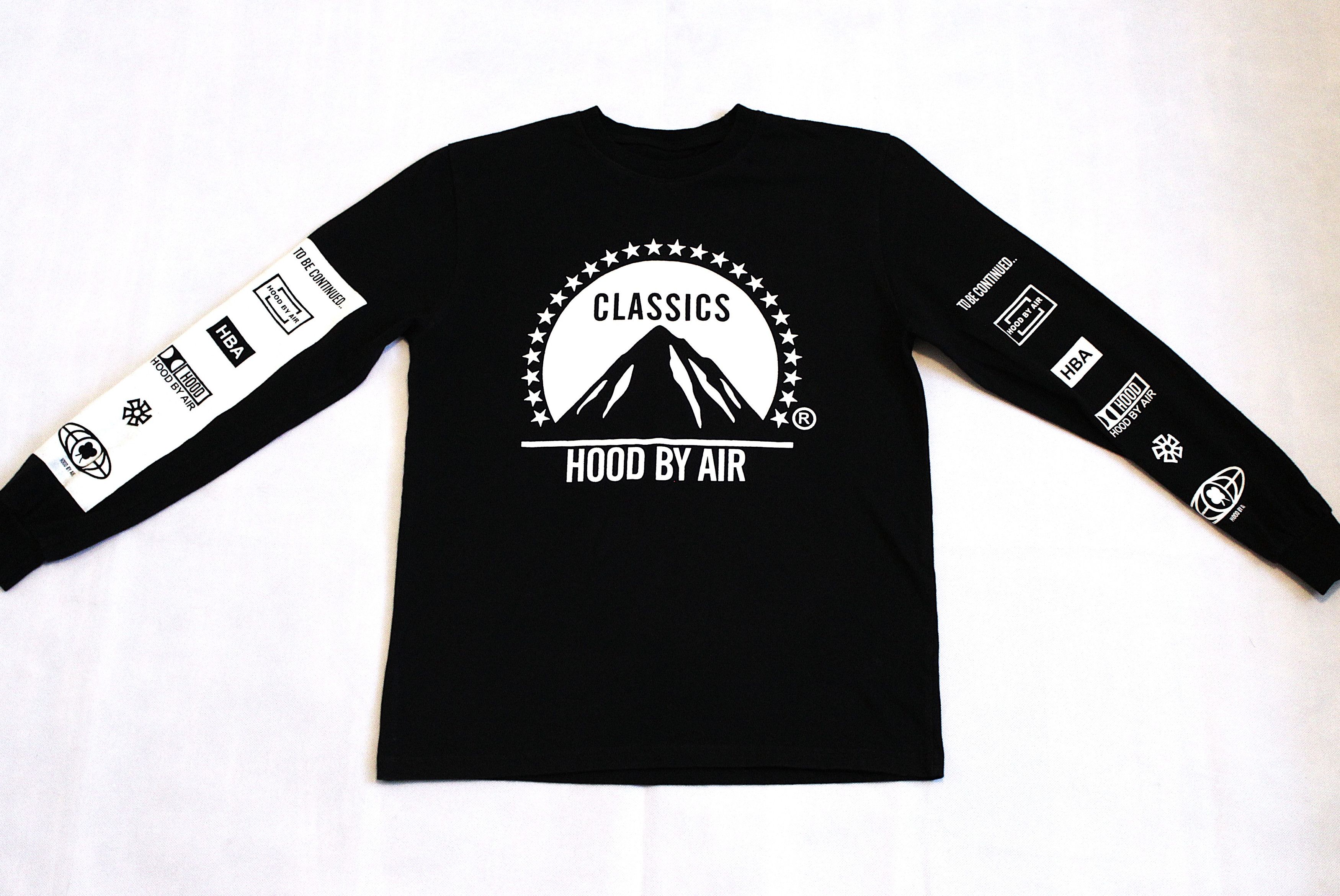 Hood By Air HBA Back Spine Long T | Grailed