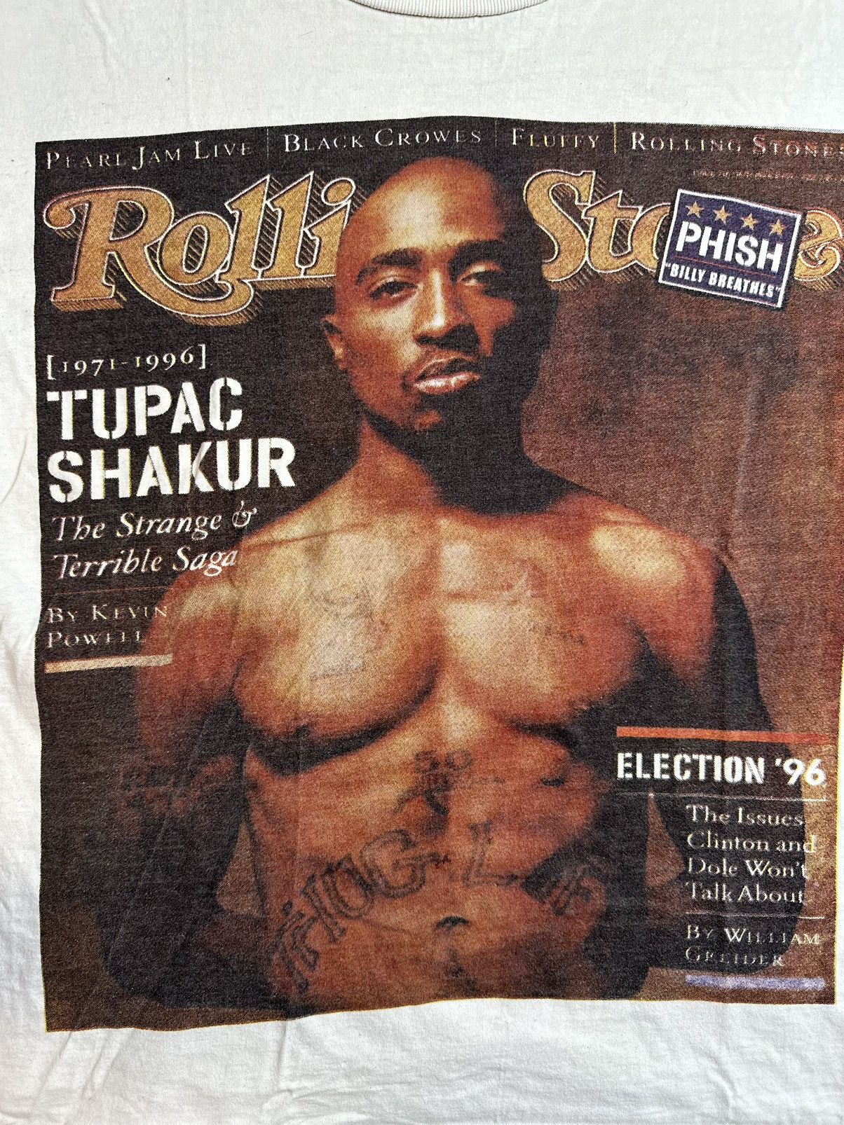 Band Tees 2Pac TuPac Rap tees Band T-shirt Vintage StreetWear Fusion Size US M / EU 48-50 / 2 - 2 Thumbnail