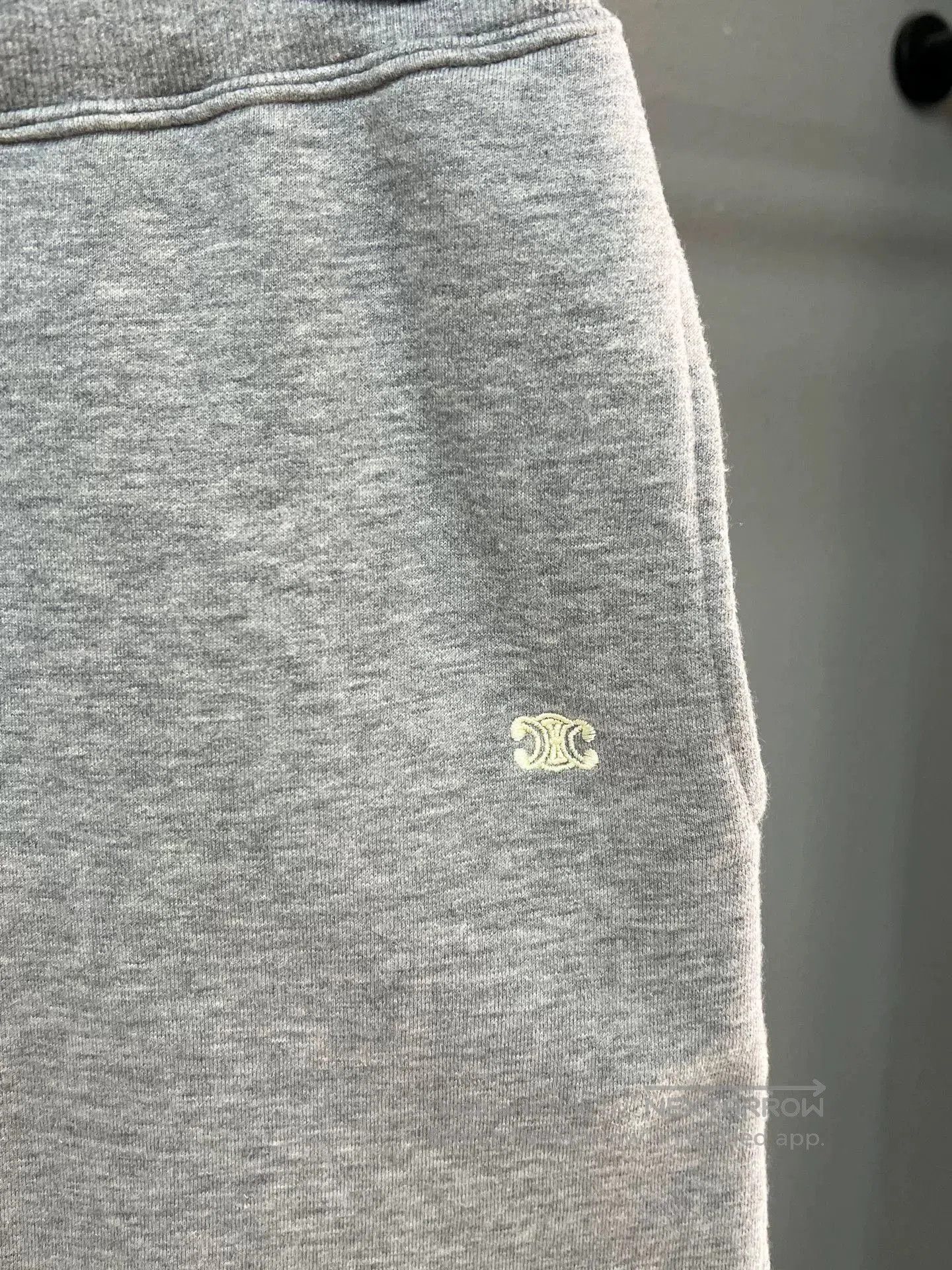 Celine Celine Cashmere Triomphe Shorts. Size 35" - 3 Thumbnail